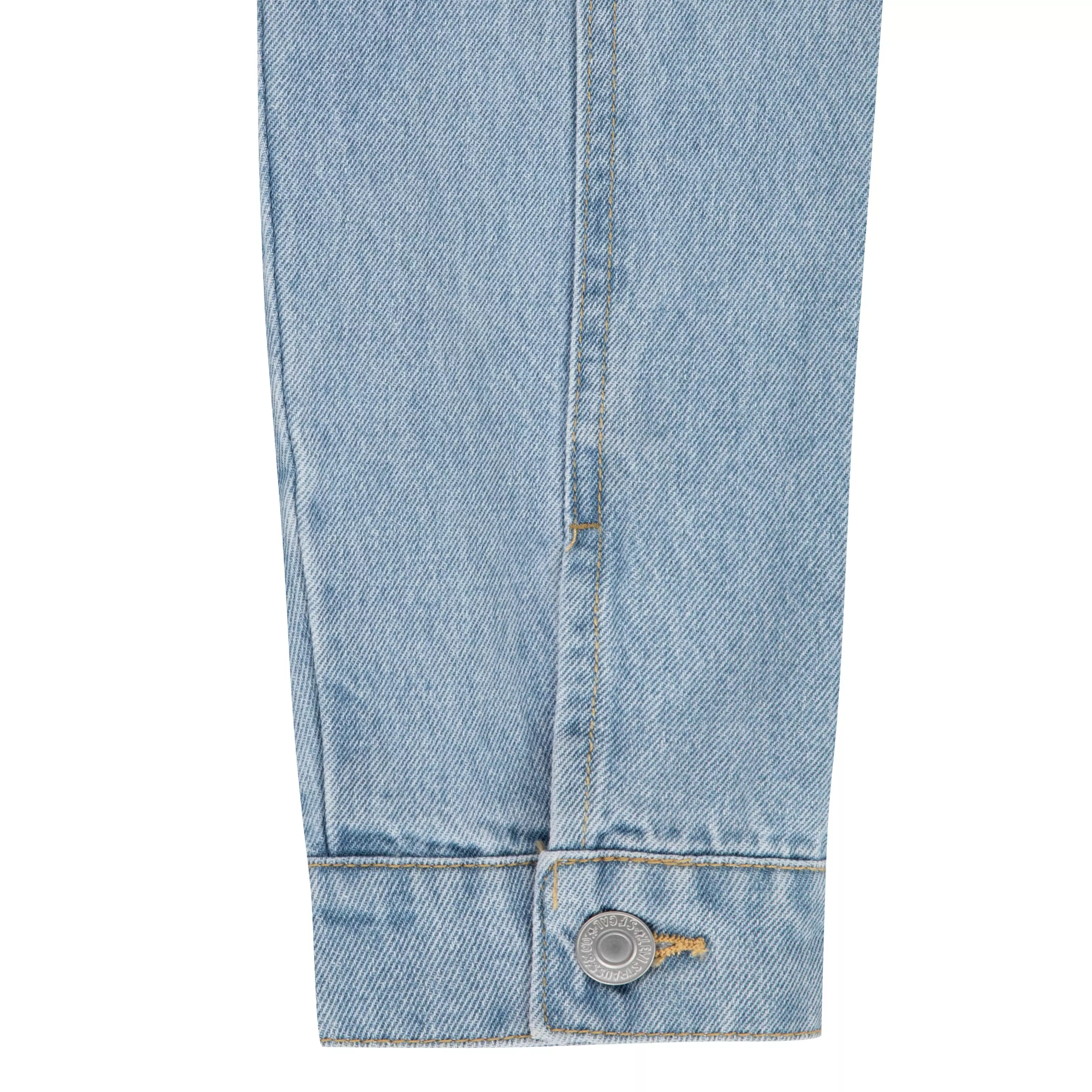 Levi's Big Boys' Trucker Style Light Blue Wash Denim Jacket - LT BLUE