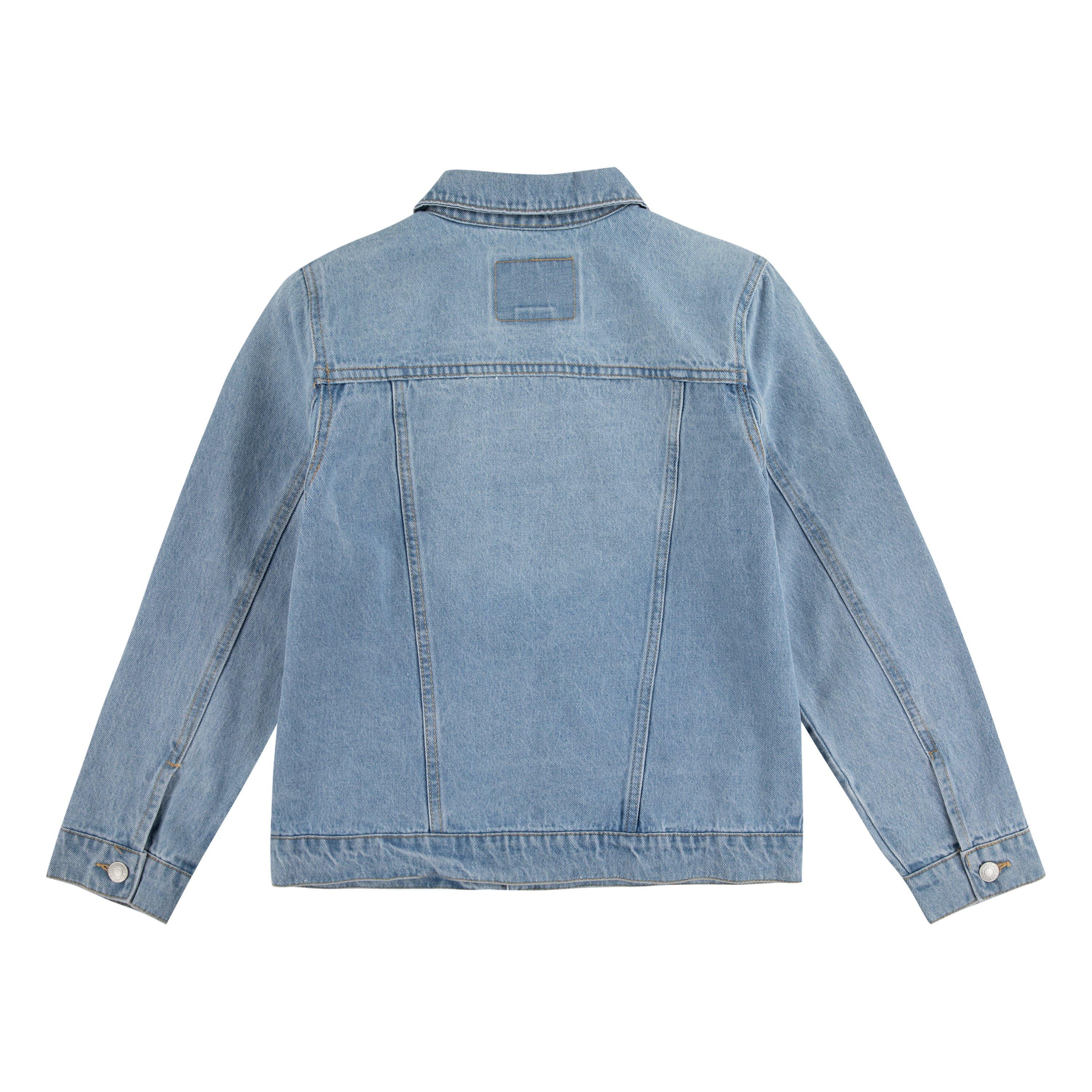 Levi's Big Boys' Trucker Style Light Blue Wash Denim Jacket - LT BLUE Thumbnail View 7