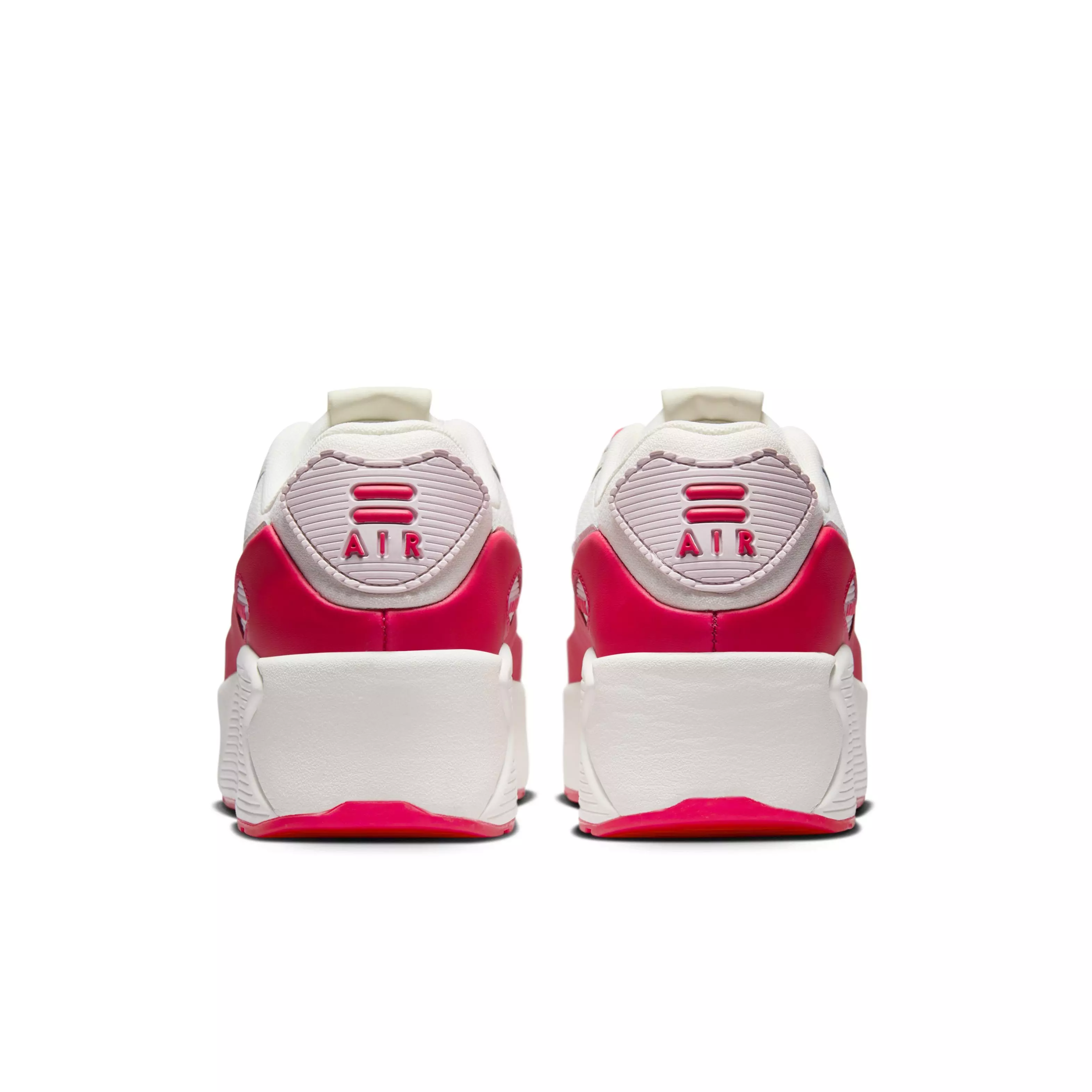 Nike Air Max 90 LV8 "Sail/Siren Red/Pearl Pink/Multi-Color" Women's Shoe - SAIL/RED/PINK/MULTI COLOR