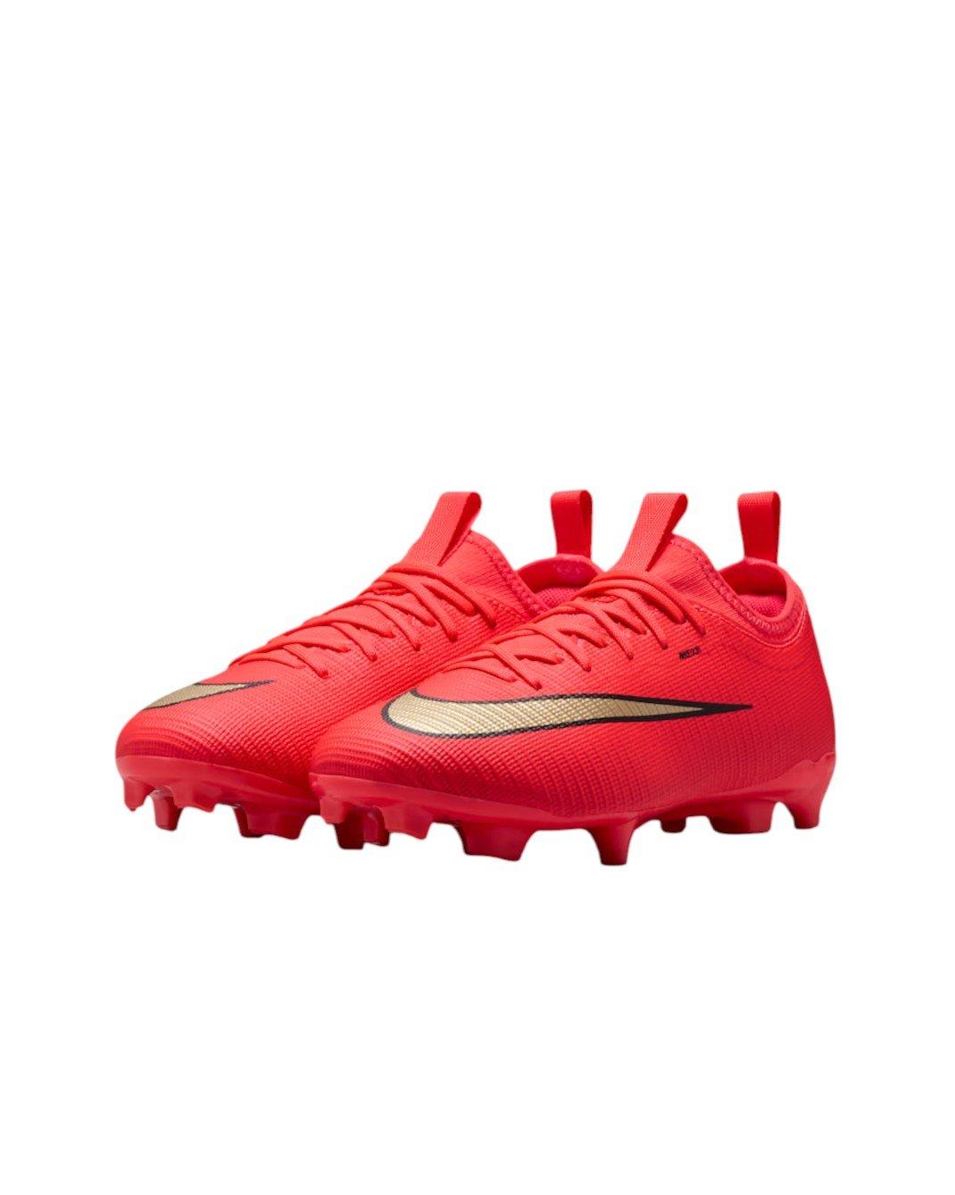 Nike Mercurial Vapor 17 Academy MG "Bright Crimson/Blur" Grade School Kids' Soccer Cleat - CRIMSON/BLUR