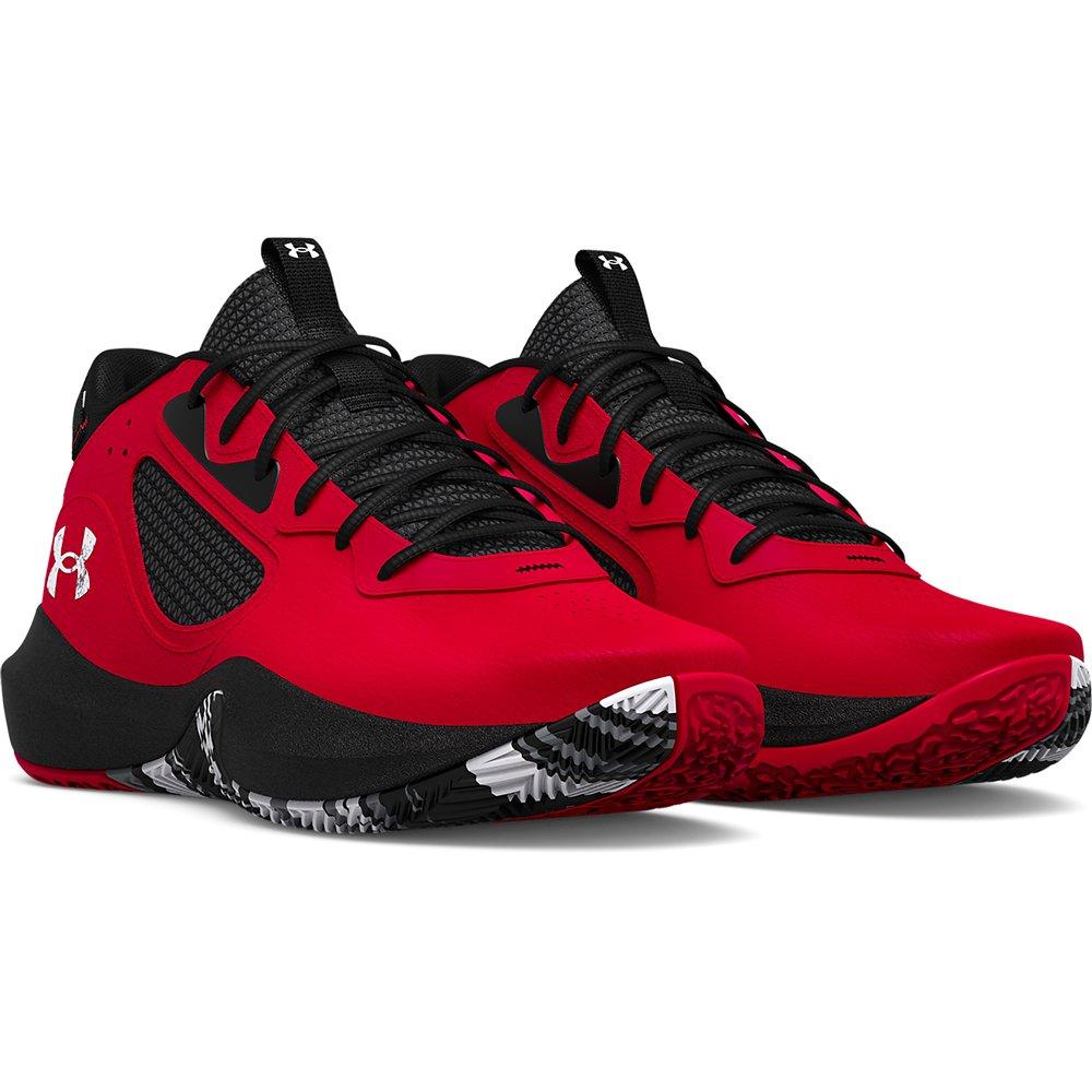 Under Lockdown "Red/Black/White" Basketball Shoe