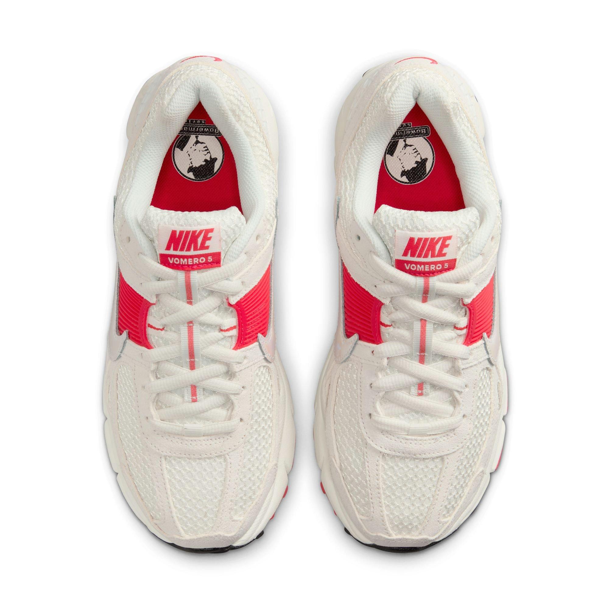 Nike Zoom Vomero 5 "Sail/Siren Red" Women's Shoe - SAIL/RED Thumbnail View 4