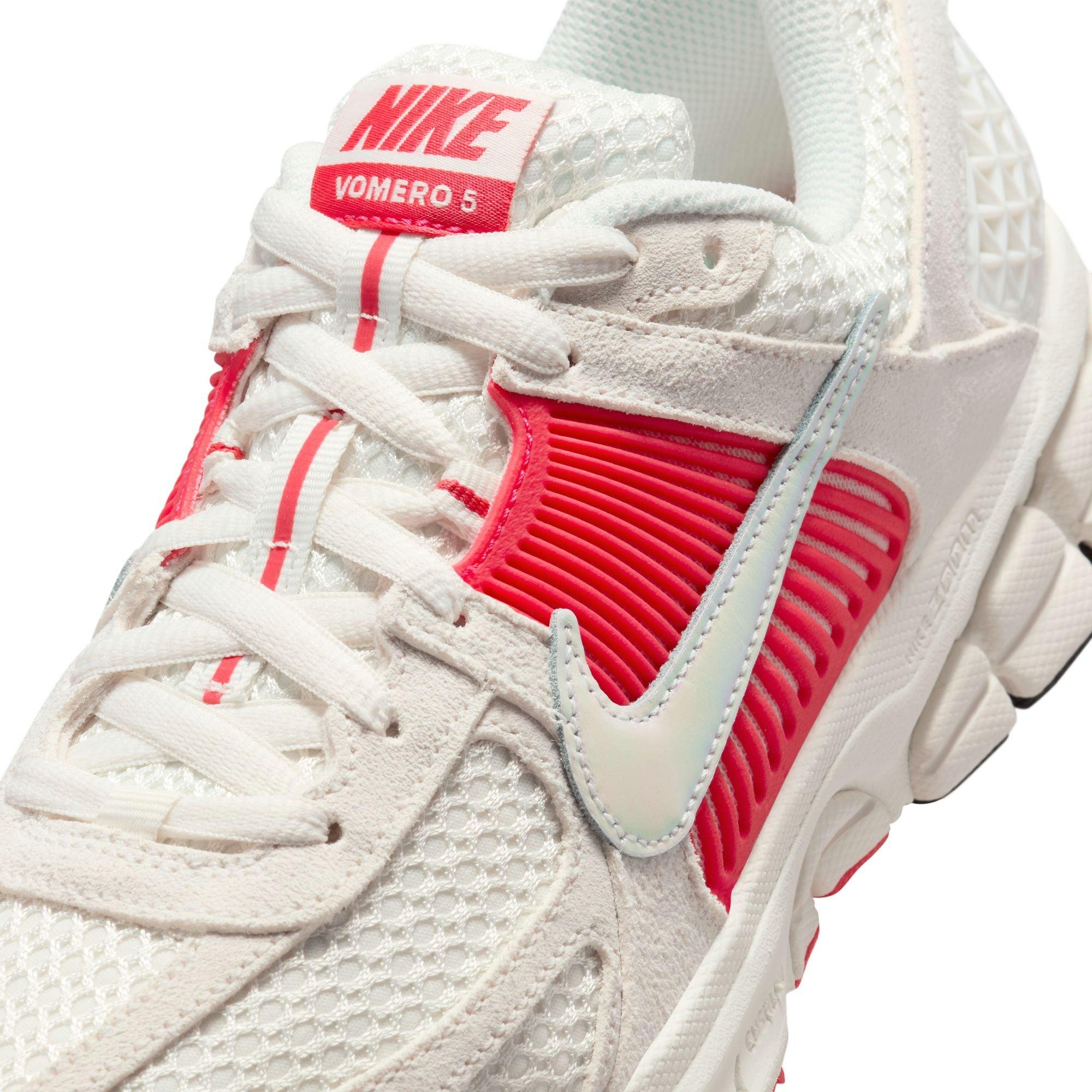 Nike Zoom Vomero 5 "Sail/Siren Red" Women's Shoe - SAIL/RED Thumbnail View 7