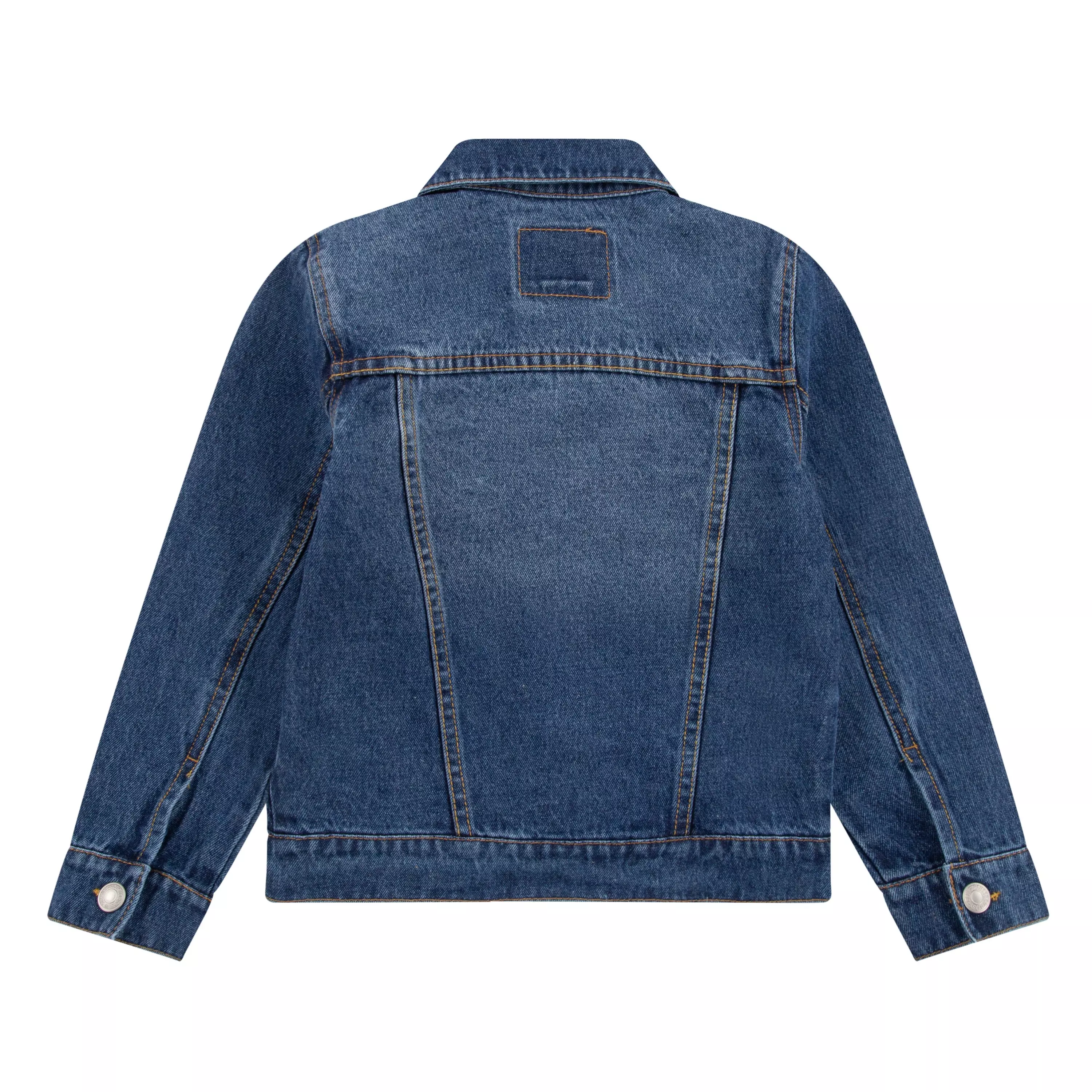 Levi's Little Boys' Trucker Style Dark Blue Wash Denim Jacket - BLUE