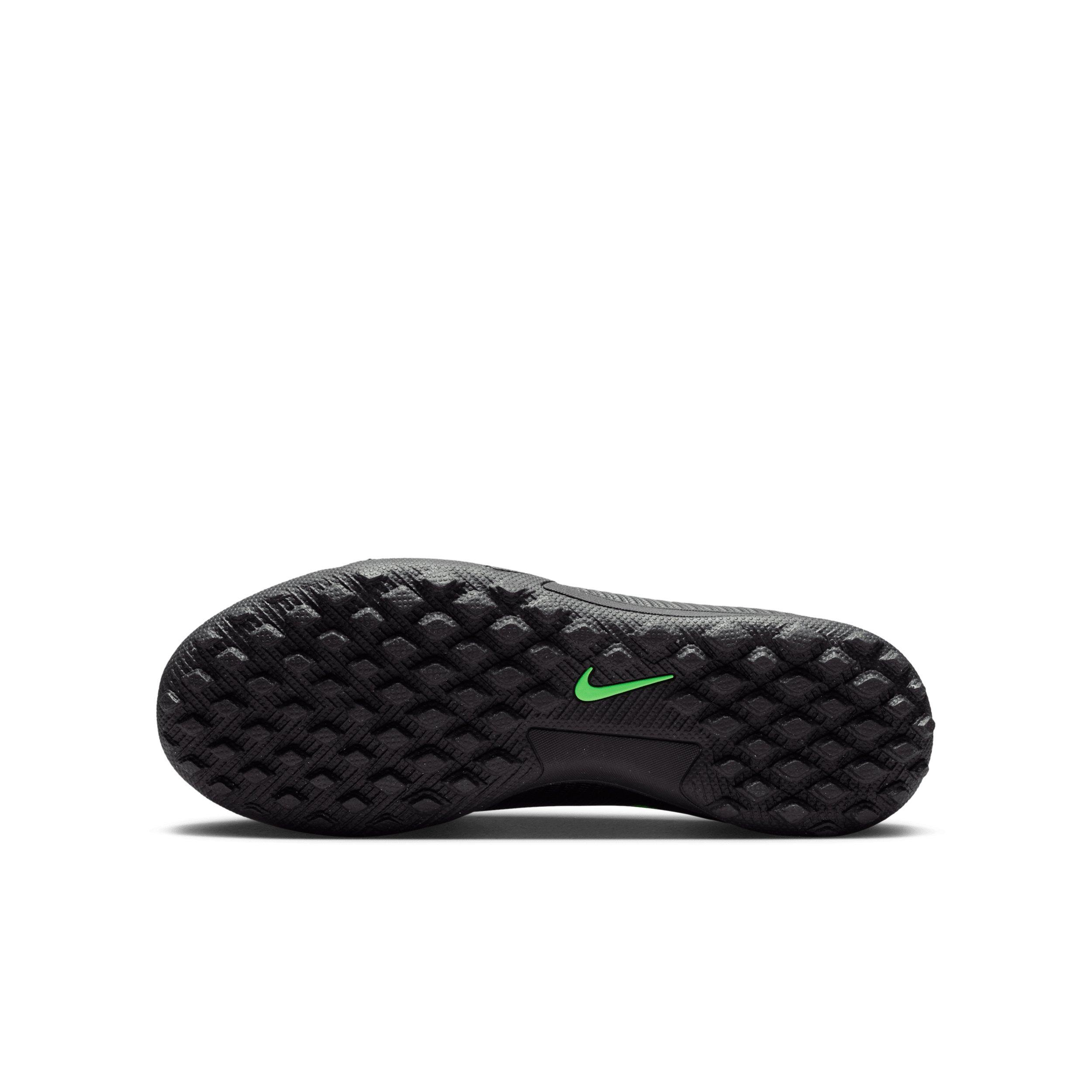 Nike Mercurial Vapor 17 Academy Turf "Black/Black/Illusion Green" Grade School Kids' Soccer Shoe - BLACK/BLACK/GREEN Thumbnail View 6