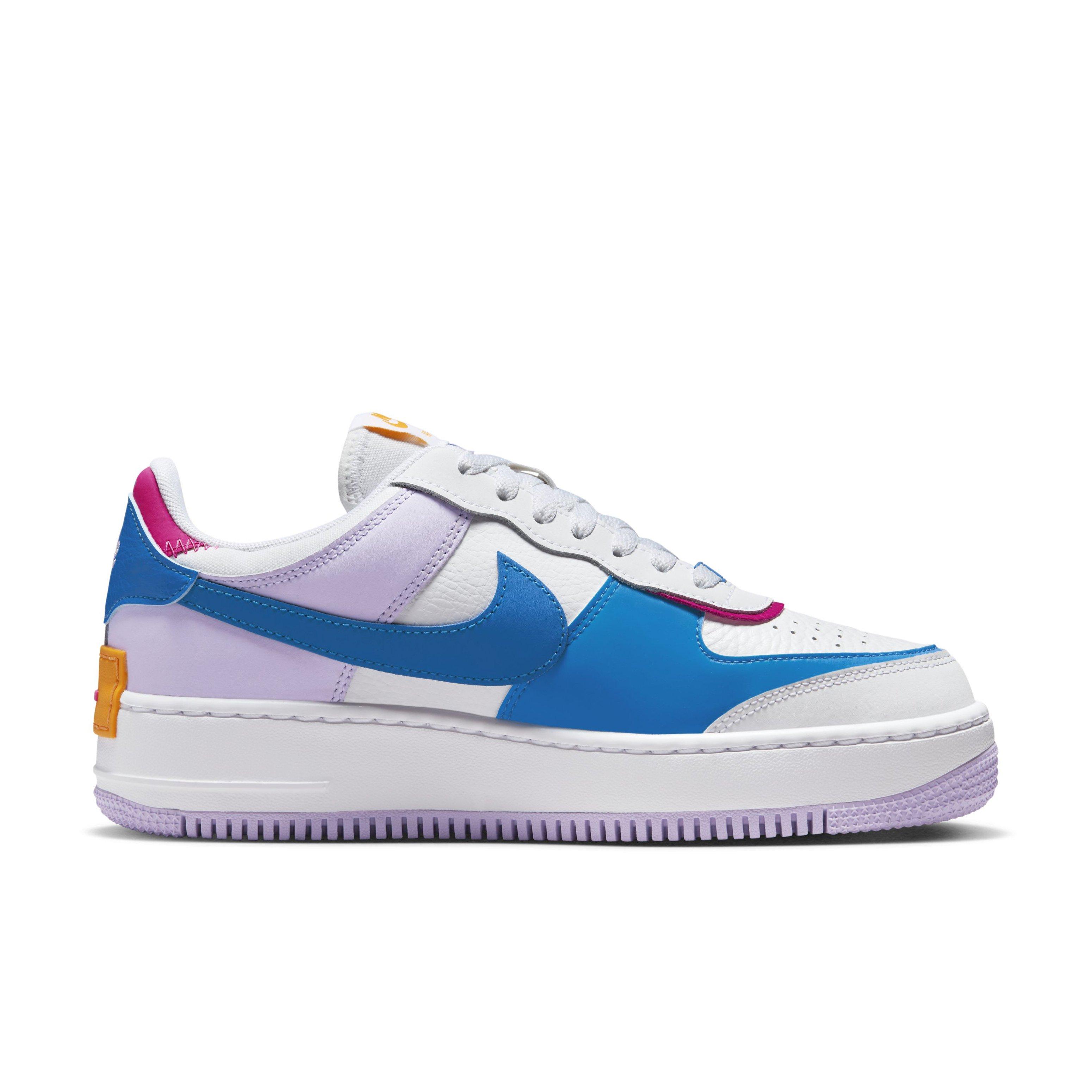 Nike Air Force 1 Shadow White Photo Blue Lilac Bloom Alchemy Pink Women s Shoe Hibbett