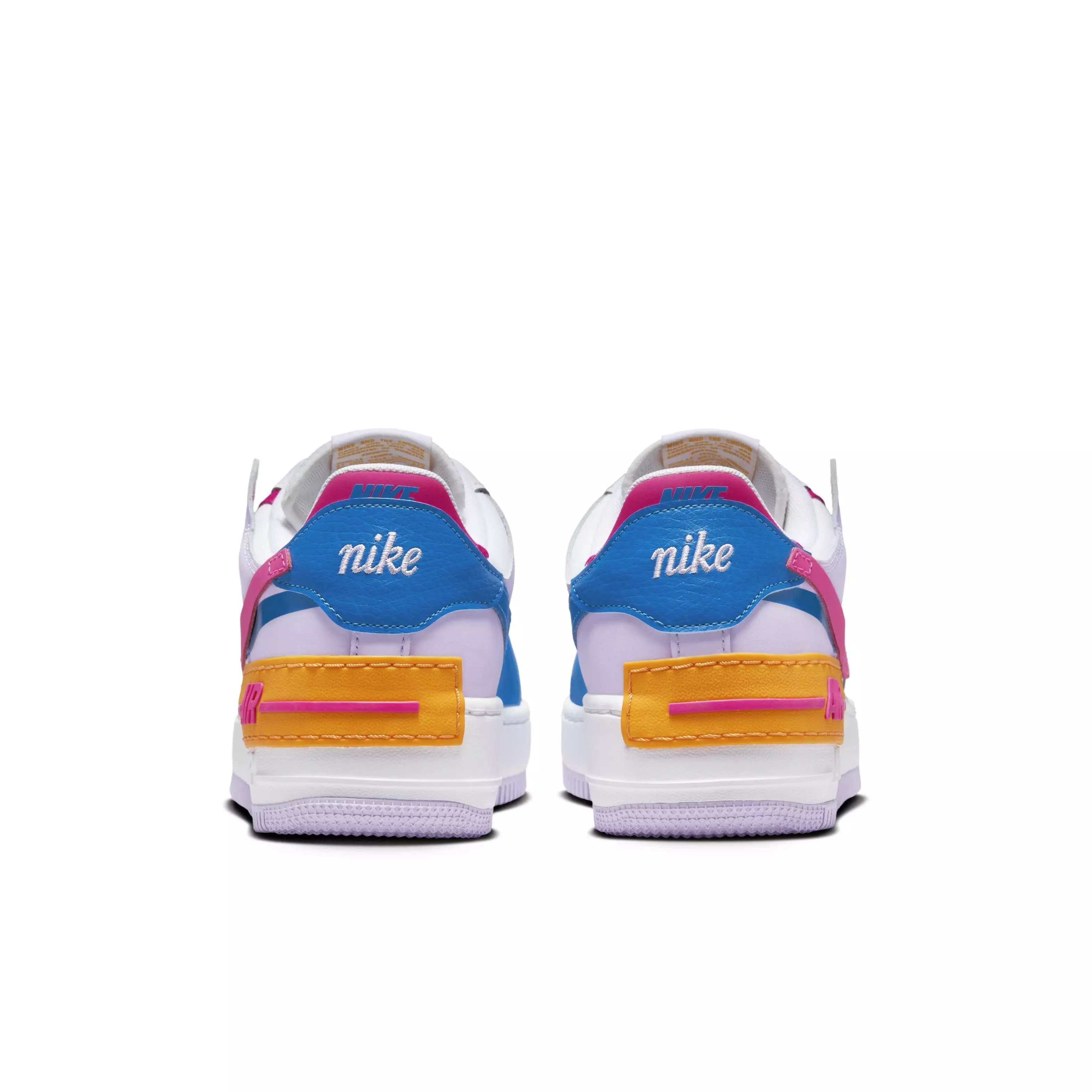 Nike Air Force 1 Shadow "White/Photo Blue/Lilac Bloom/Alchemy Pink" Women's Shoe - WHITE/BLUE/LILAC/PINK