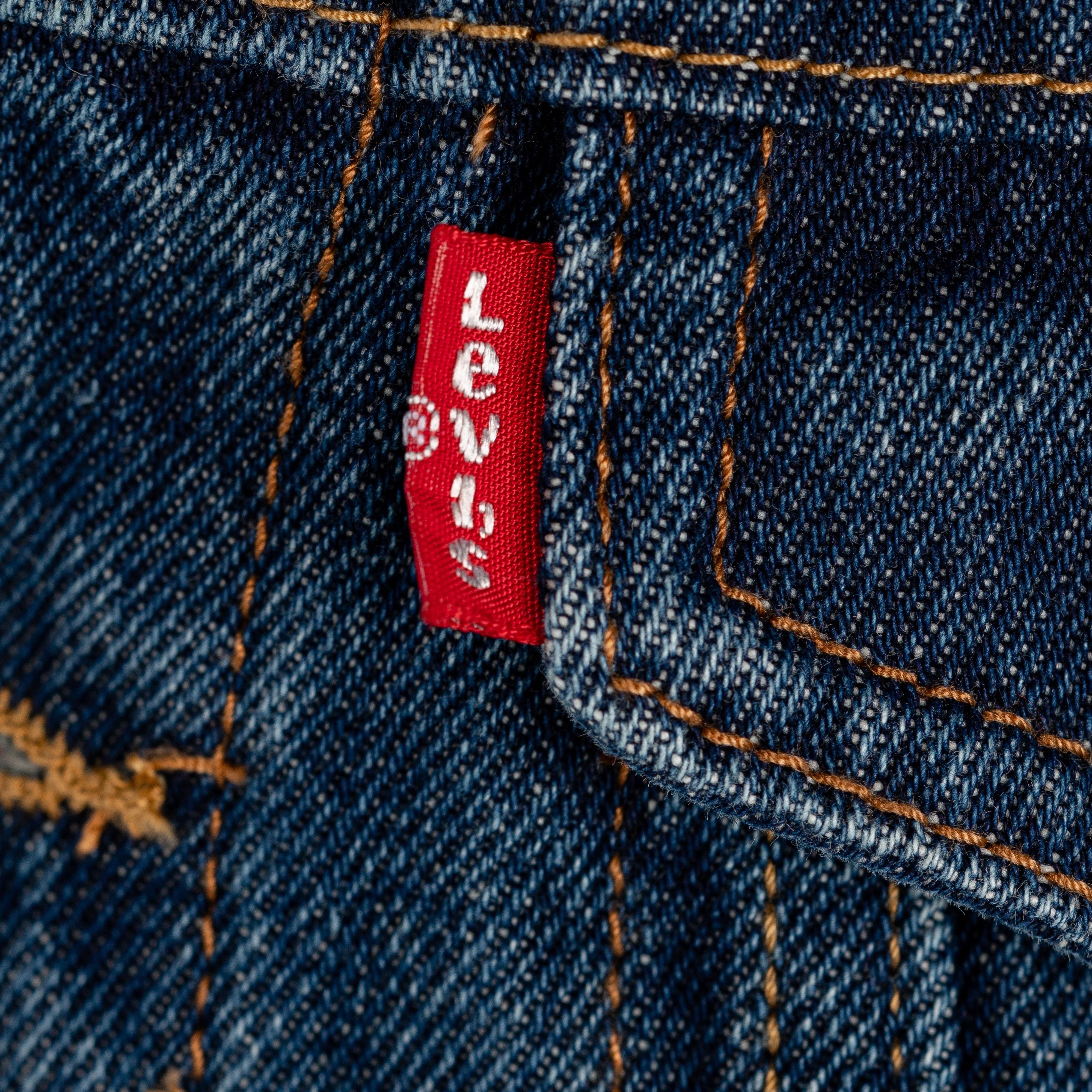 Levi's Big Boys' Trucker Style Dark Blue Wash Denim Jacket - BLUE Thumbnail View 6