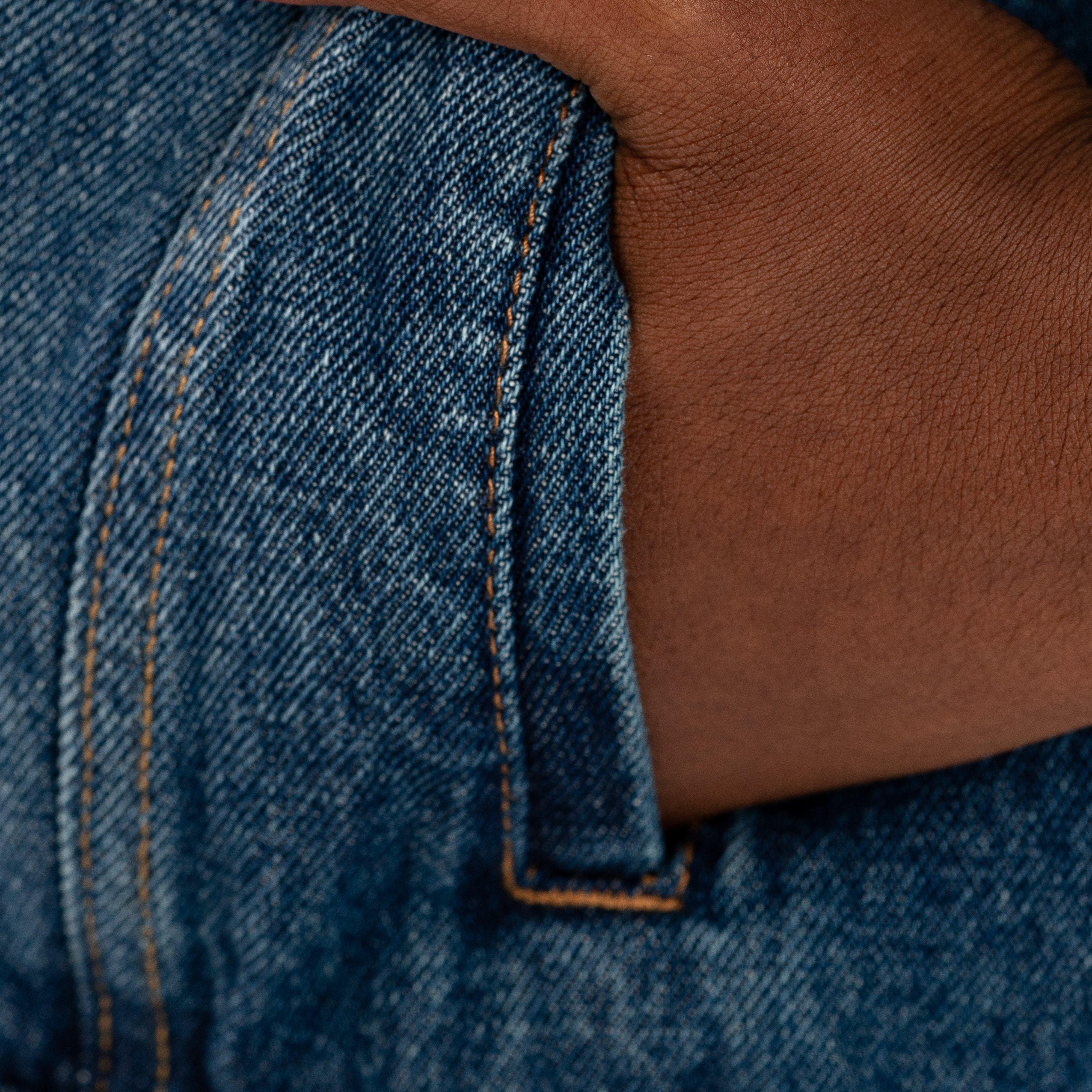 Levi's Big Boys' Trucker Style Dark Blue Wash Denim Jacket - BLUE Thumbnail View 8