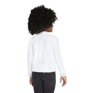 Levi's Little Girls' Trucker Style Wash Denim Jacket - White