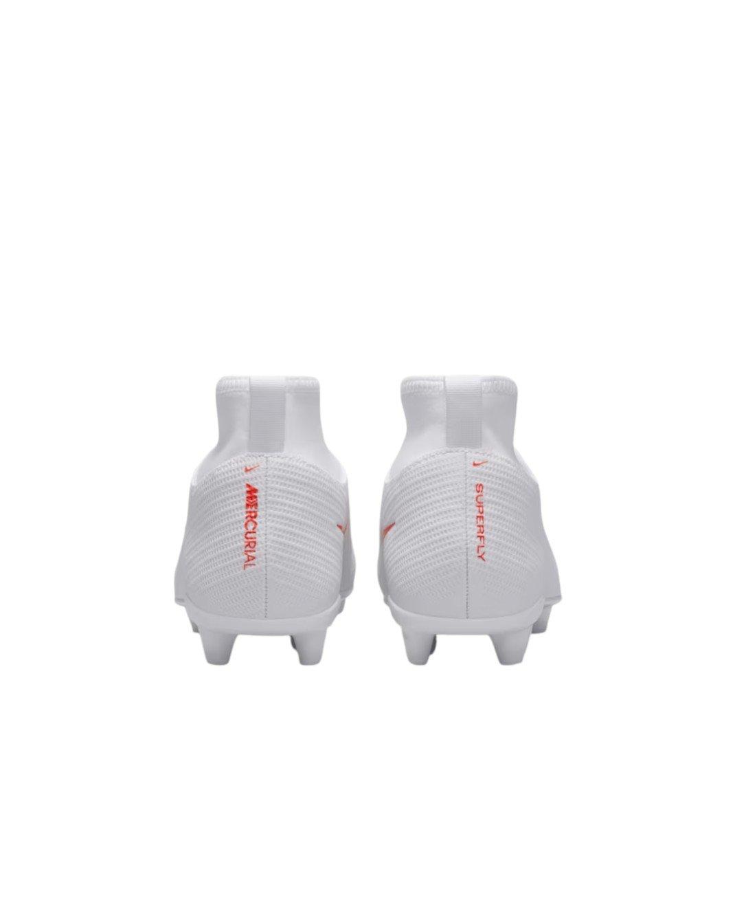 Nike Mercurial Superfly 11 Club FG "White/Bright Crimson/Blur" Grade School Kids' Soccer Cleat - WHITE/CRIMSON/BLUR