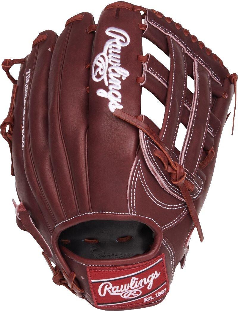 Rawlings Heart of the Hide 12.75" H-Web R2G Outfield Baseball Glove LHT - RED Thumbnail View 1
