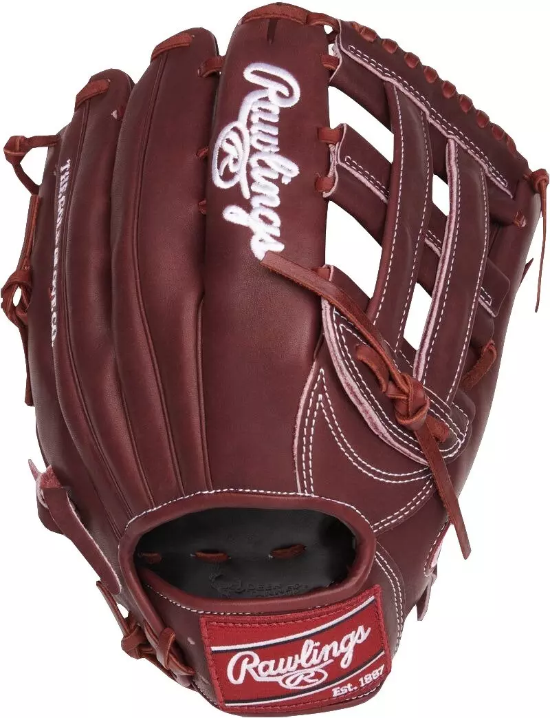 Rawlings Heart of the Hide 12.75" H-Web R2G Outfield Baseball Glove LHT - RED