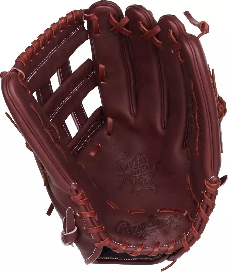 Rawlings Heart of the Hide 12.75" H-Web R2G Outfield Baseball Glove LHT - RED