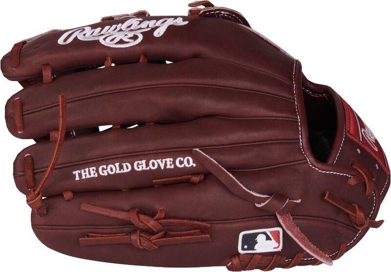 Rawlings Heart of the Hide 12.75" H-Web R2G Outfield Baseball Glove LHT - RED Thumbnail View 4