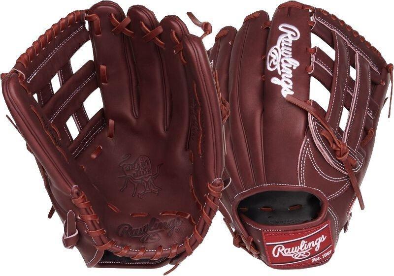 Rawlings Heart of the Hide 12.75" H-Web R2G Outfield Baseball Glove LHT - RED Thumbnail View 5