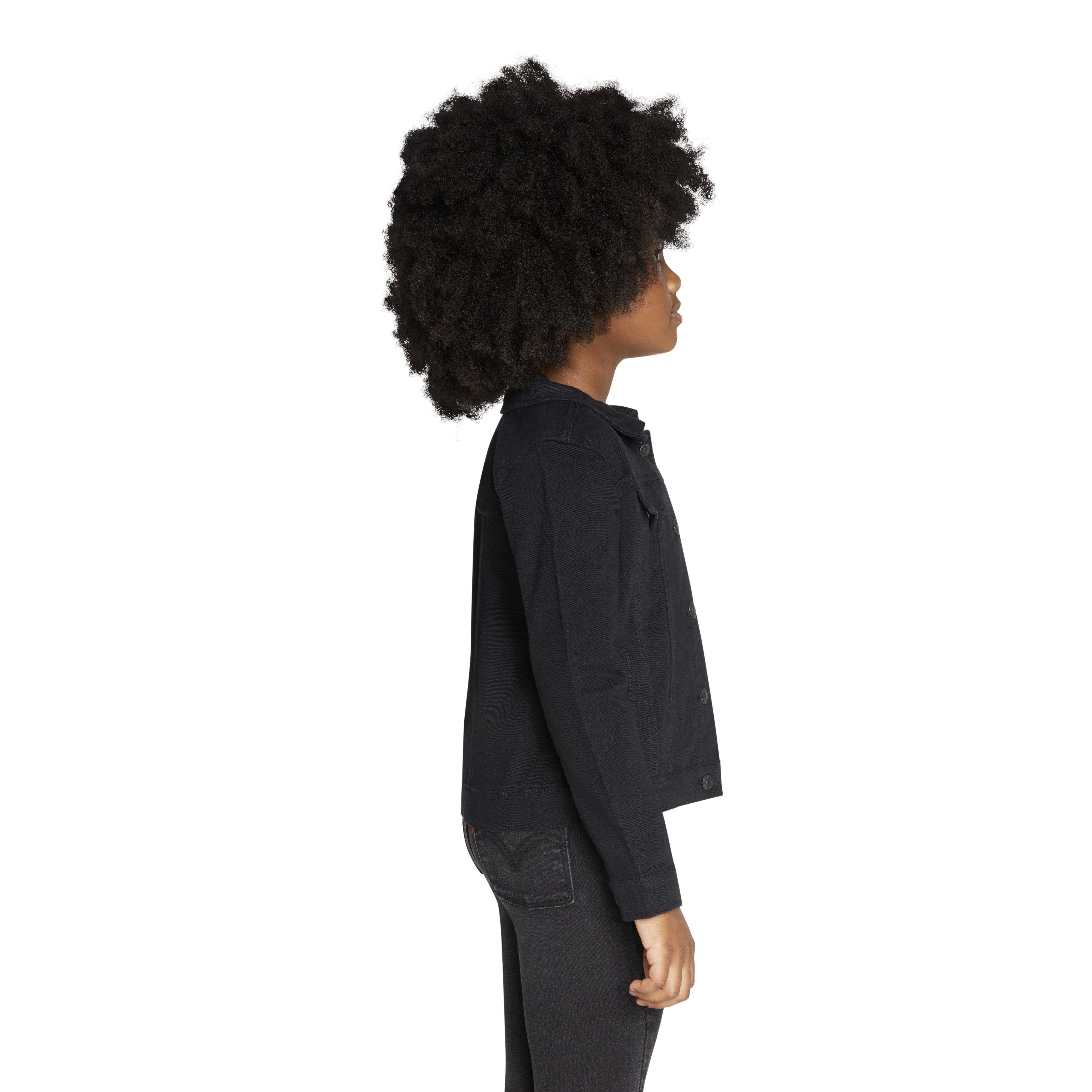 Levi's Trucker Style Toddler Girls' Black Wash Denim Jacket