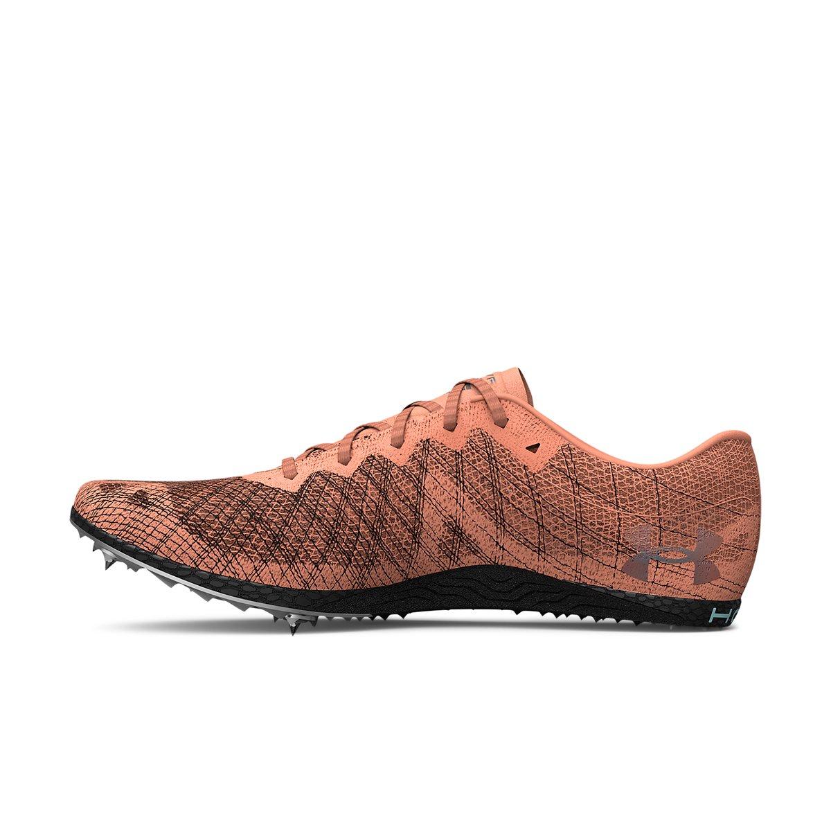 Under Armour HOVR Shakedown "Black/Lunar Coral" Unisex Track Spike - BLACK/CORAL Thumbnail View 2