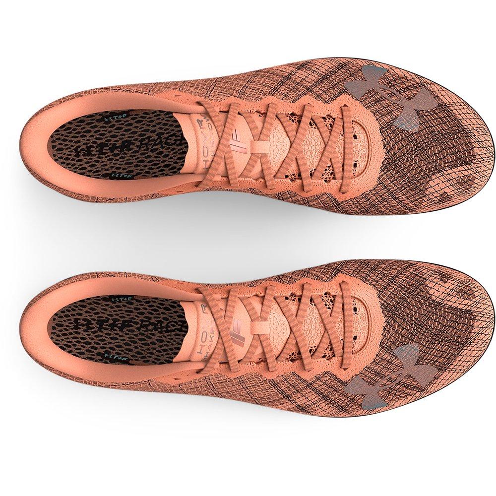 Under Armour HOVR Shakedown "Black/Lunar Coral" Unisex Track Spike - BLACK/CORAL Thumbnail View 3