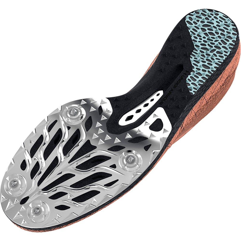 Under Armour HOVR Shakedown "Black/Lunar Coral" Unisex Track Spike - BLACK/CORAL Thumbnail View 4