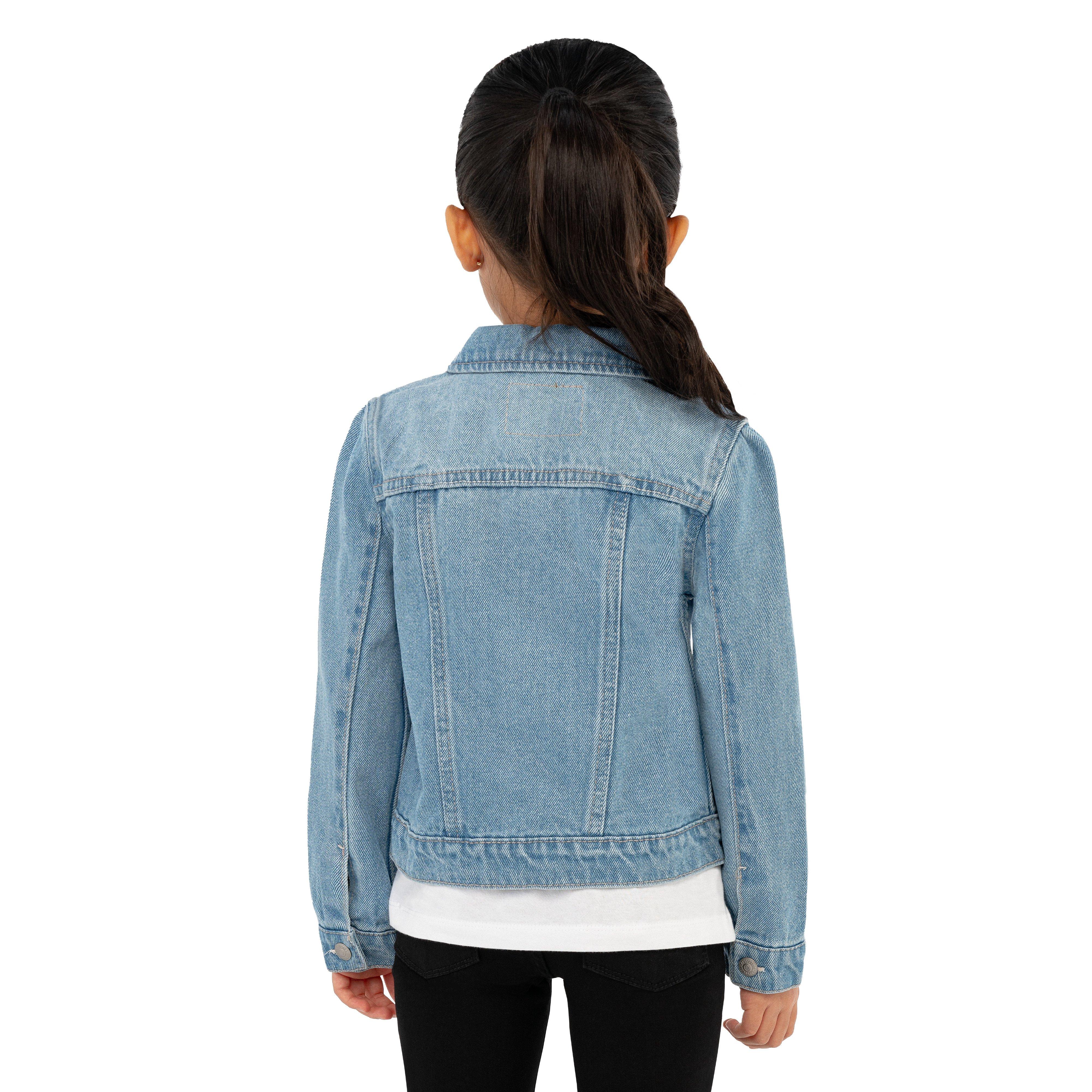Levi's Trucker Style Little Girls' Light Blue Wash Denim Jacket