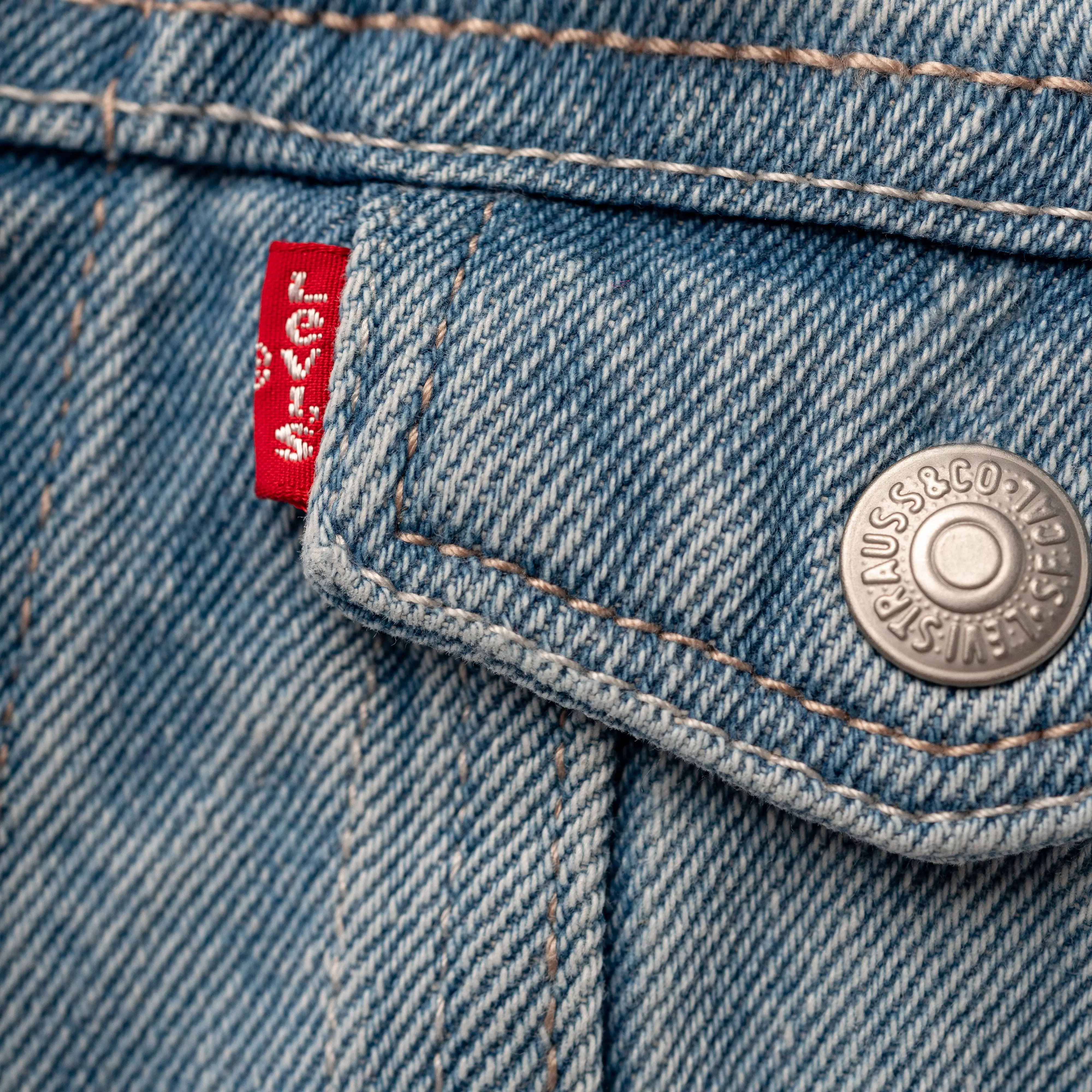 Levi's Little Girls' Trucker Style Light Blue Wash Denim Jacket - LT BLUE