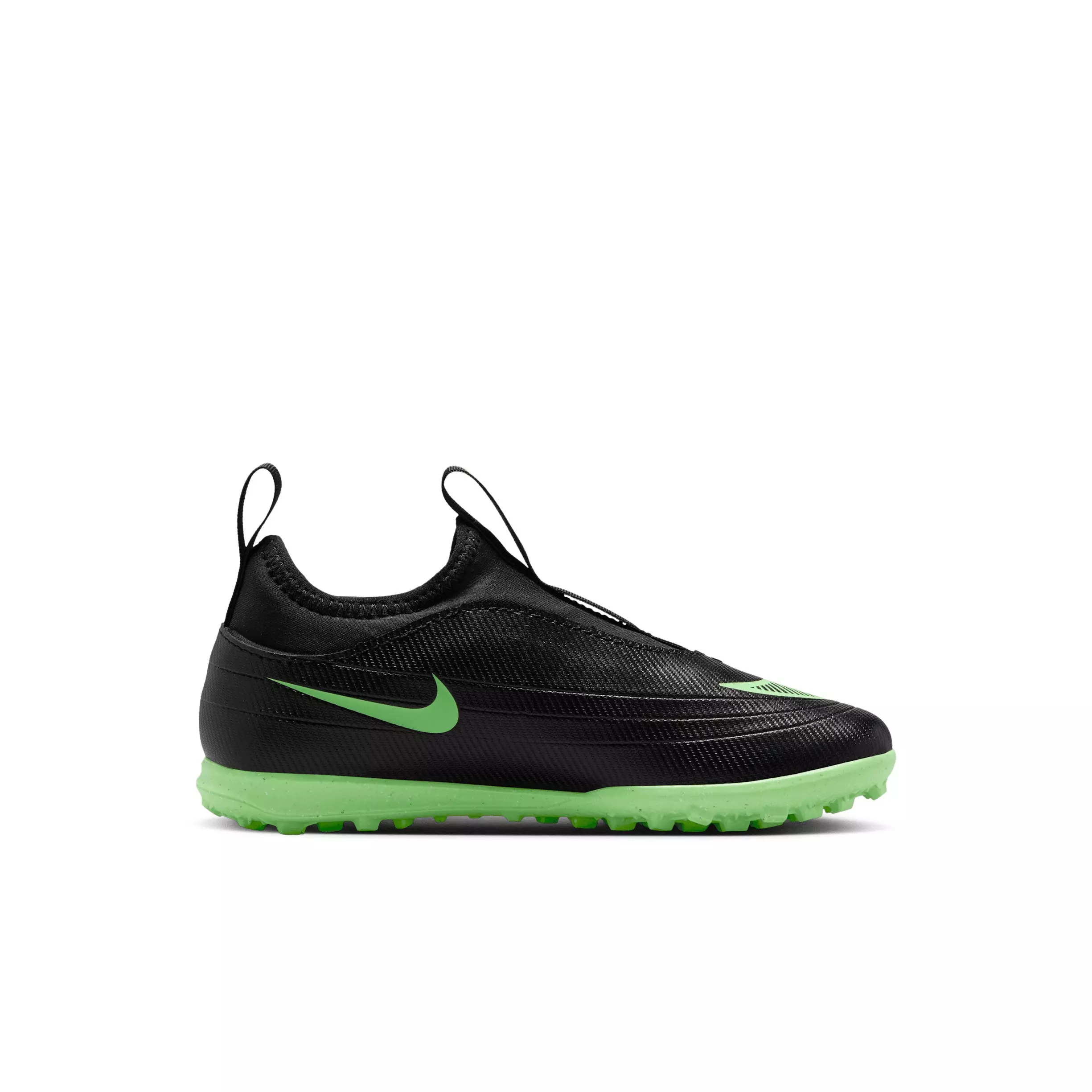 Nike Mercurial Vapor 17 Club Turf "Black/Black/Illusion Green" Preschool Kids' Soccer Shoe - BLACK/BLACK/GREEN