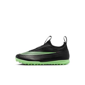 Nike Mercurial Vapor 17 Club Turf "Black/Black/Illusion Green" Preschool Kids' Soccer Shoe - BLACK/BLACK/GREEN