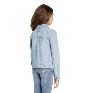 Levi's Big Girls' Trucker Style Light Blue Wash Denim Jacket