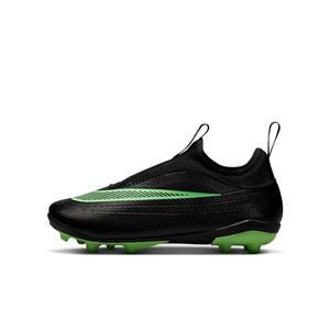 Nike Mercurial Vapor 17 Club MG "Black/Black/Illusion Green" Grade School Kids' Soccer Cleat - BLACK/BLACK/GREEN