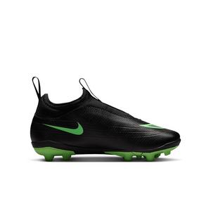 Nike Mercurial Vapor 17 Club MG "Black/Black/Illusion Green" Grade School Kids' Soccer Cleat - BLACK/BLACK/GREEN