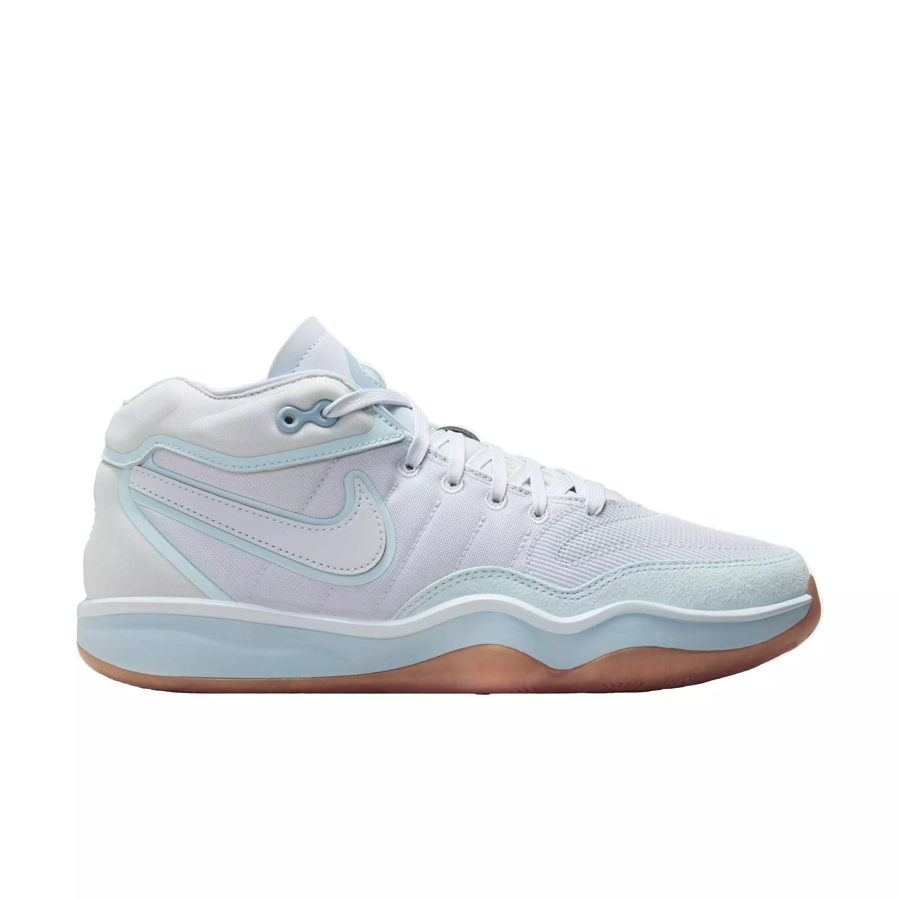 Nike G.T. Hustle 2 "Football Grey/Glacier Blue" Women's Basketball Shoe - GREY/BLUE