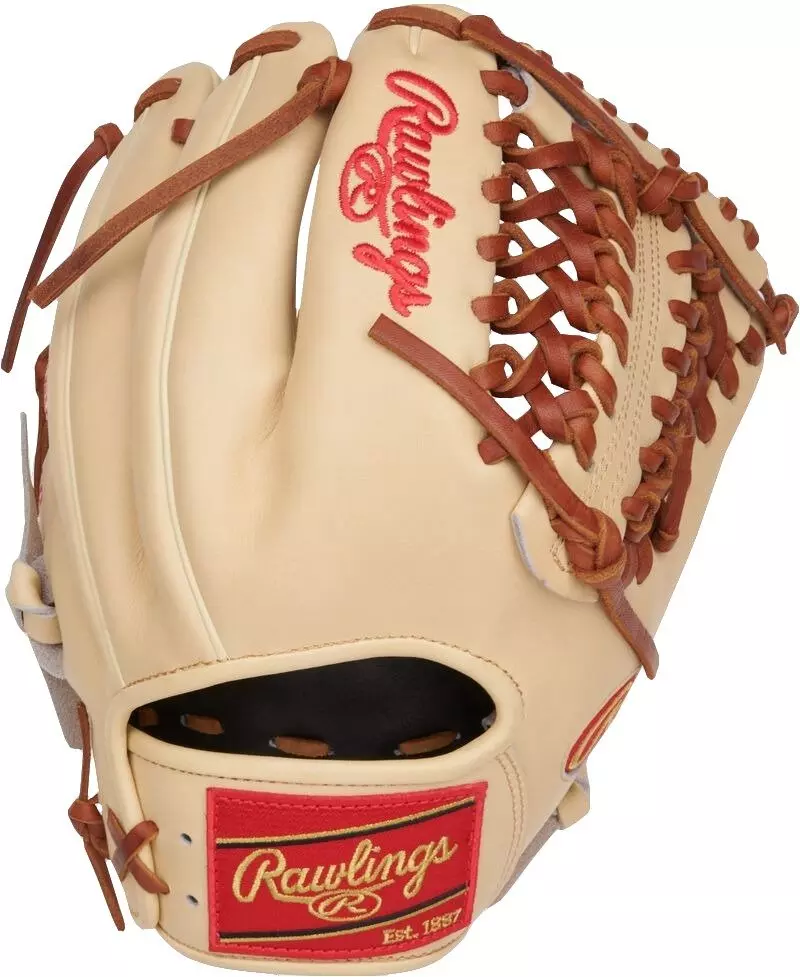 Rawlings Heart of the Hide 11.75" Mod-Trap Infield/Pitcher's Baseball Glove RHT - CAMEL