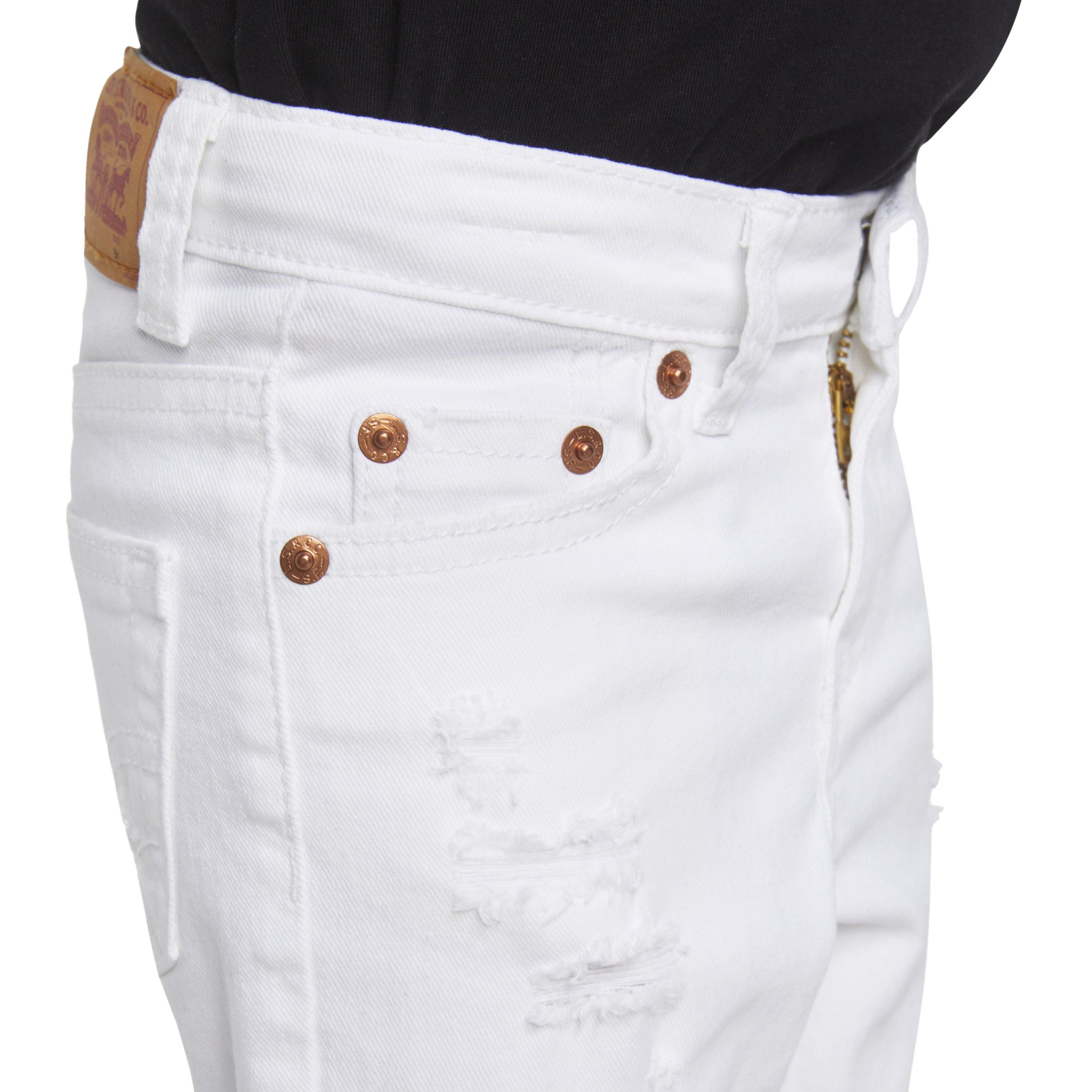 Levi's 511 Slim Fit Toddler Boys' White Wash Denim Shorts