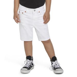 Levi's Toddler Boys' 511 Slim Fit White Wash Denim Shorts