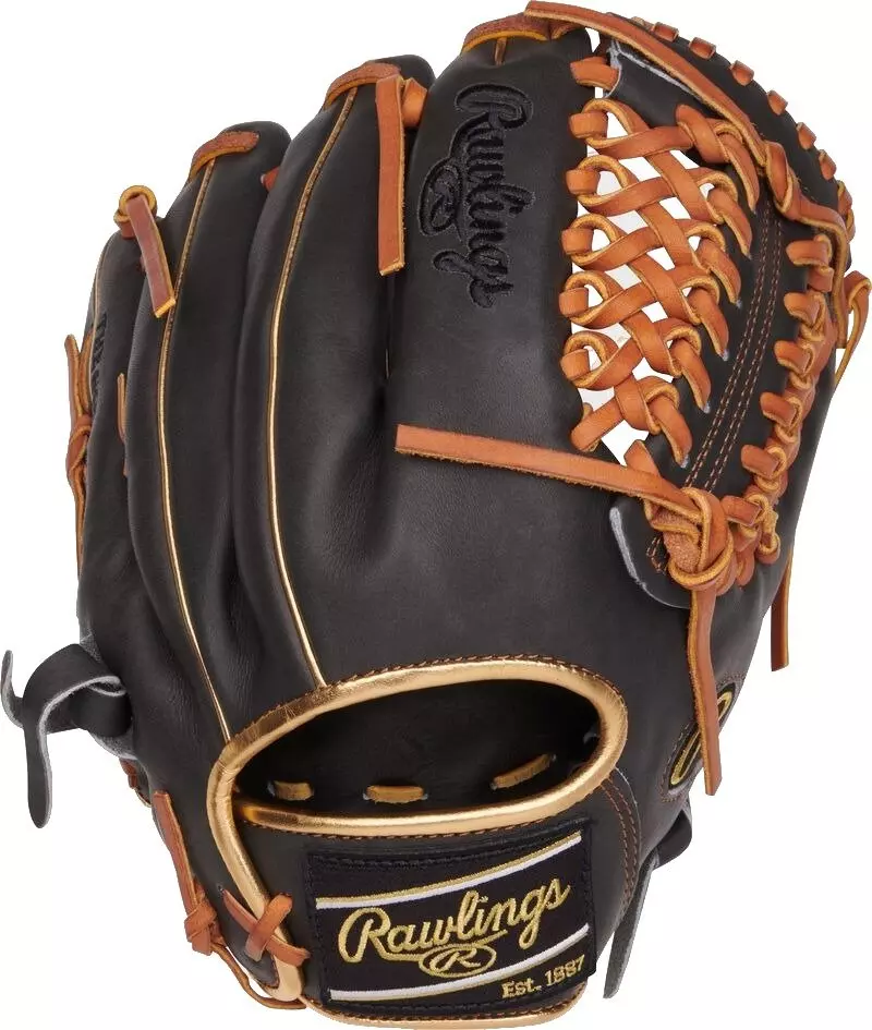 Rawlings Heart of the Hide 11.75" Infield/Pitcher's Baseball Glove RHT - BLACK
