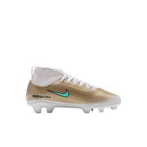 Nike Mercurial Superfly 11 Club MG "Metallic Gold/Green Glow" Preschool Kids' Soccer Cleat - GOLD/GREEN