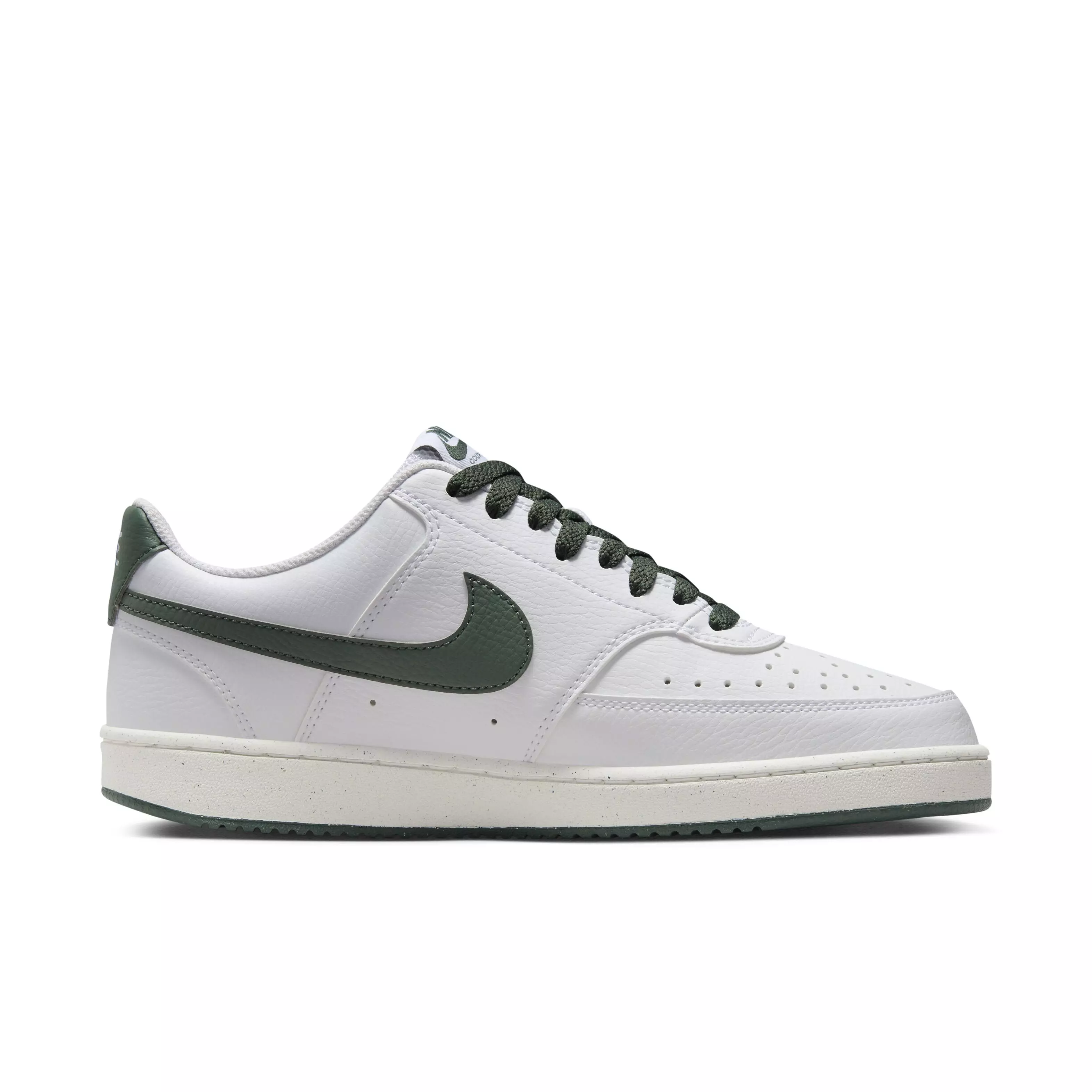 Nike Court Vision Low Next Nature "White/Stadium Green/Sail/Vintage Green" Women's Shoe - WHITE