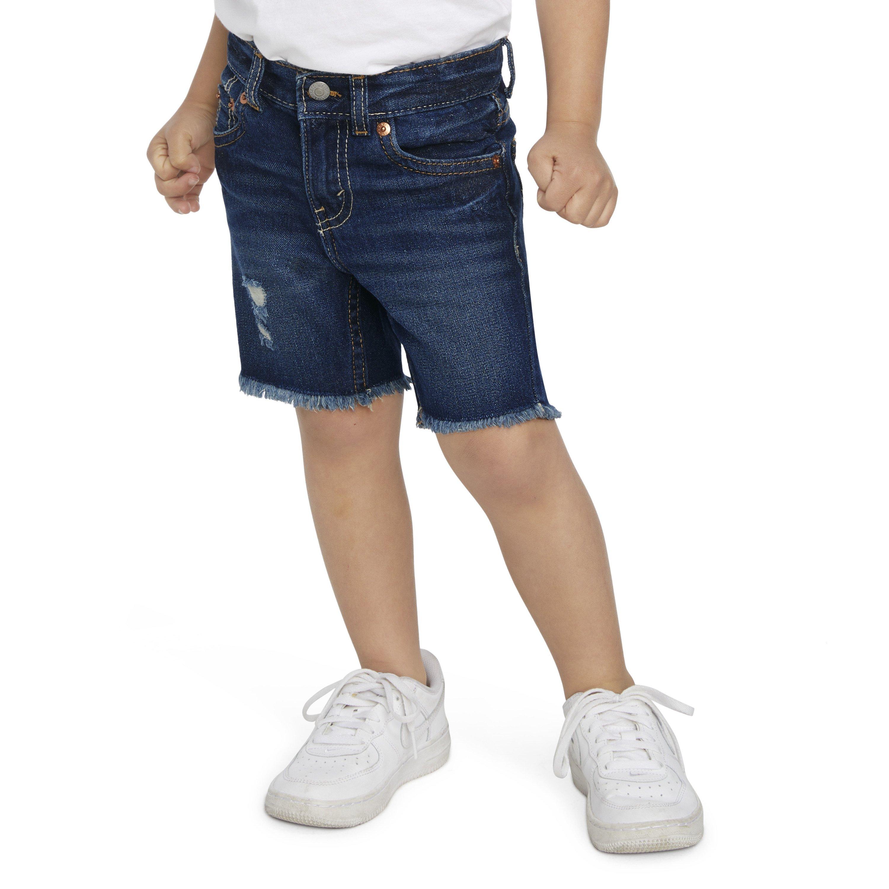Levi's Toddler Boys' 511 Slim Fit Wash Denim Shorts - Dark Blue - AS SHOWN Thumbnail View 1
