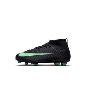 Nike Mercurial Superfly 11 Club MG "Black/Black/Illusion Green" Preschool Kids' Soccer Cleat - BLACK/BLACK/GREEN