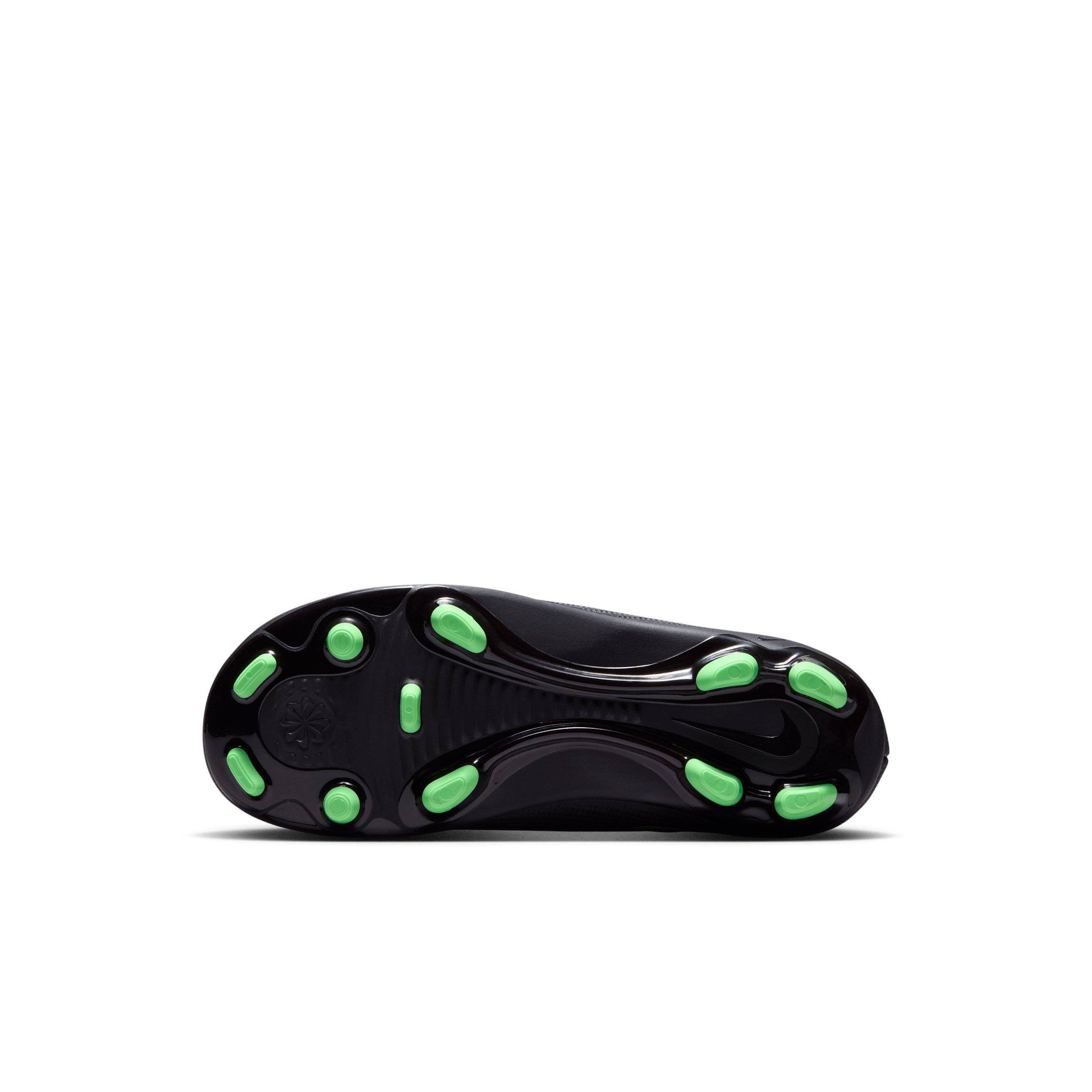 Nike Mercurial Superfly 11 Club MG "Black/Black/Illusion Green" Preschool Kids' Soccer Cleat - BLACK/BLACK/GREEN