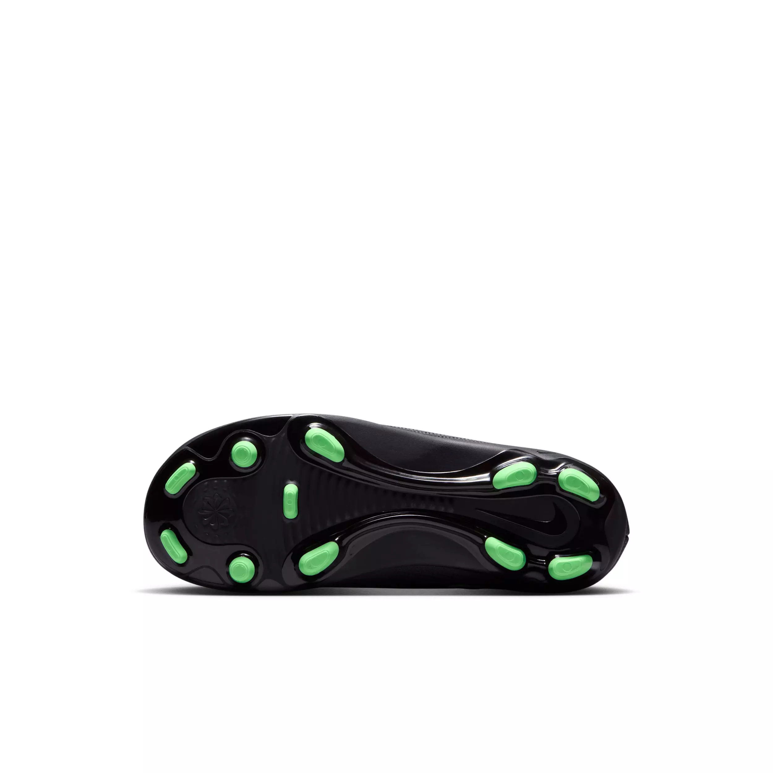 Nike Mercurial Superfly 11 Club MG "Black/Black/Illusion Green" Preschool Kids' Soccer Cleat - BLACK/BLACK/GREEN