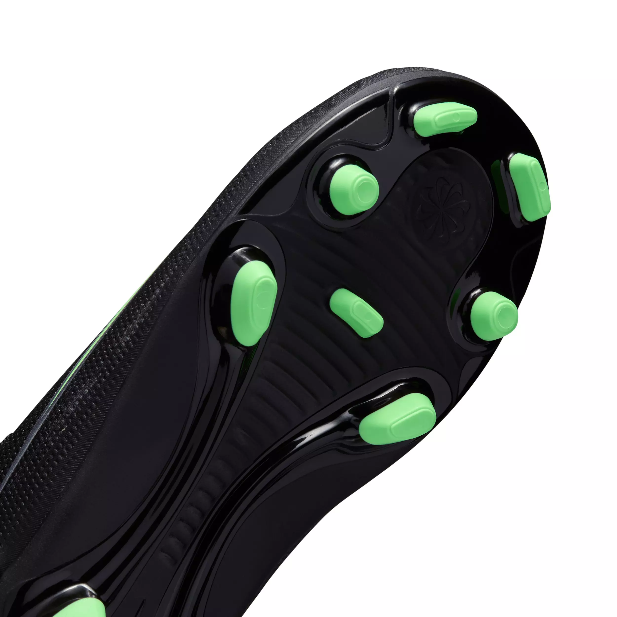Nike Mercurial Superfly 11 Club MG "Black/Black/Illusion Green" Preschool Kids' Soccer Cleat - BLACK/BLACK/GREEN