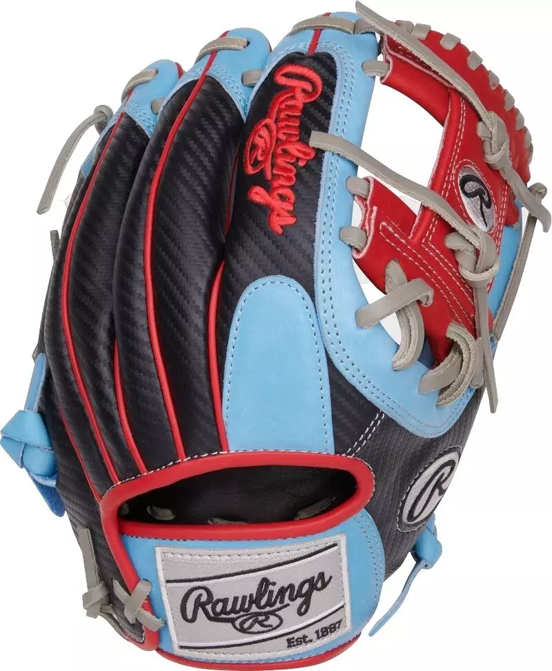 Rawlings Heart of the Hide 11.5" Hyper Shell Infield Baseball Glove RHT - COLUMBIA BLUE