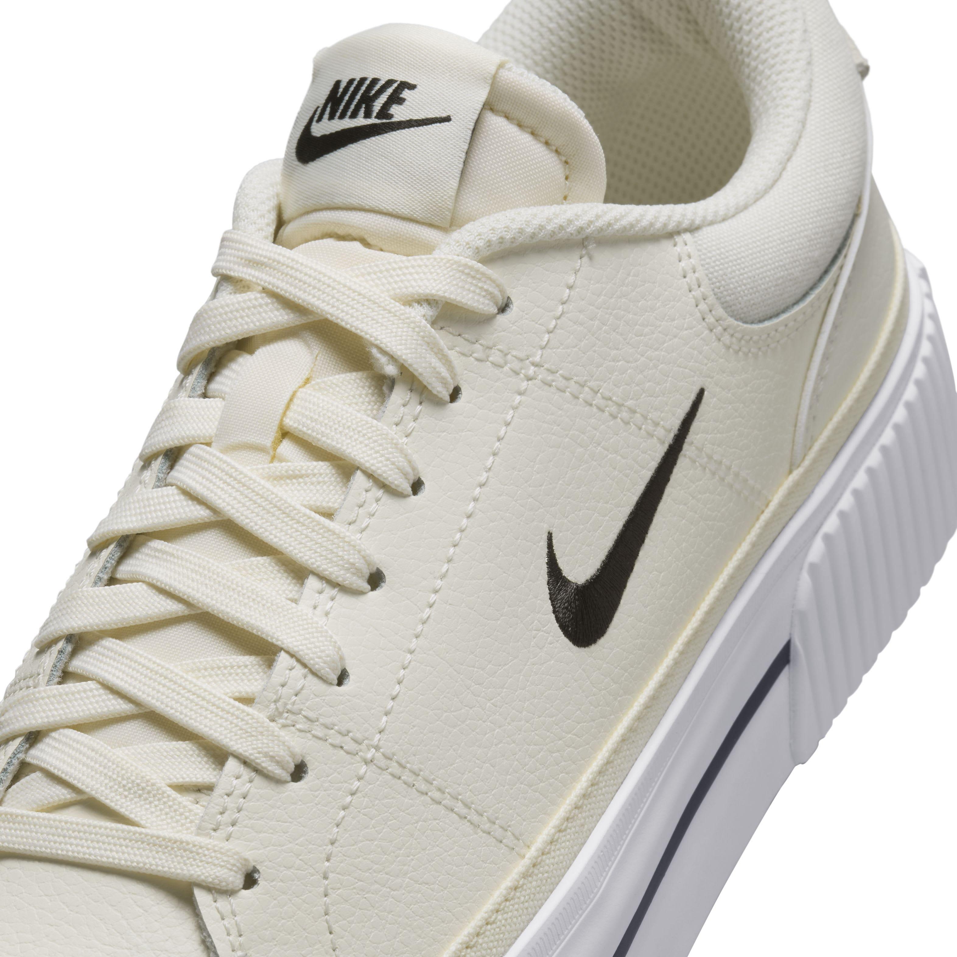 Nike Court Legacy Lift "Pale Ivory/Muslin/White/Black" Women's Shoe - YELLOW/WHITE Thumbnail View 7