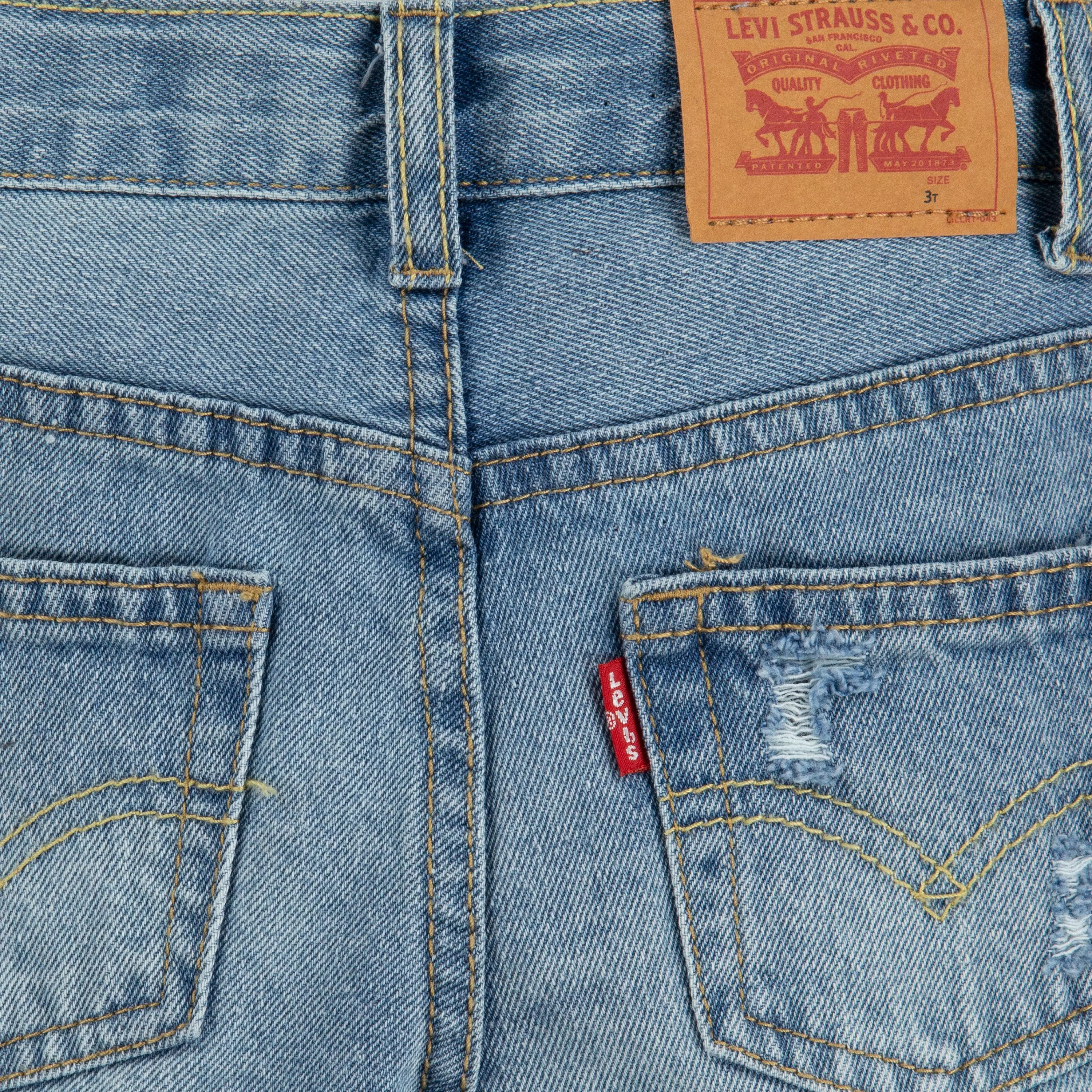 Levi's Toddler Boys' 511 Slim Fit Light Wash Denim Shorts - AS SHOWN