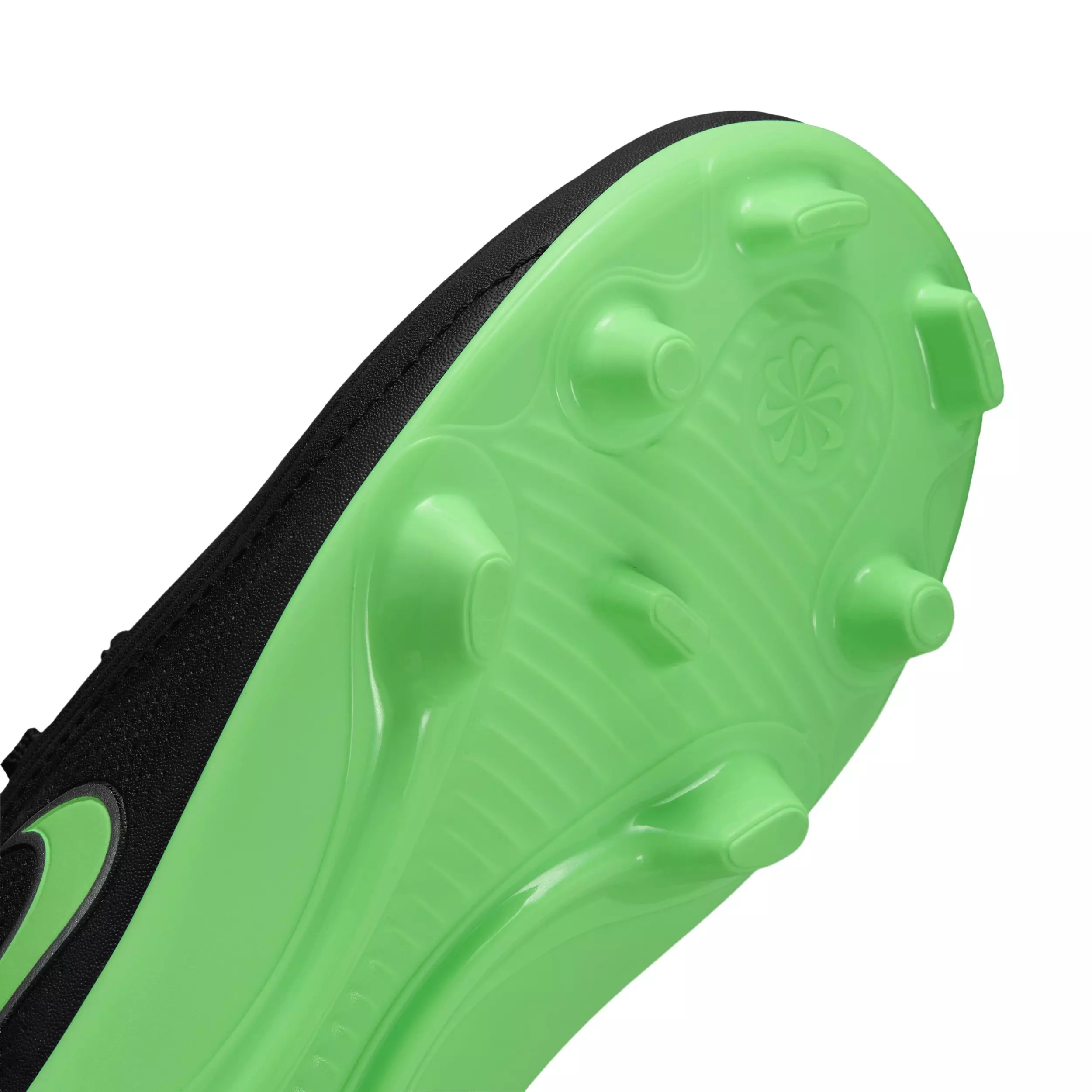 Nike Tiempo Maestro Club MG  "Black/Black/Illusion Green" Preschool Kids' Soccer Cleat - BLACK/BLACK/GREEN