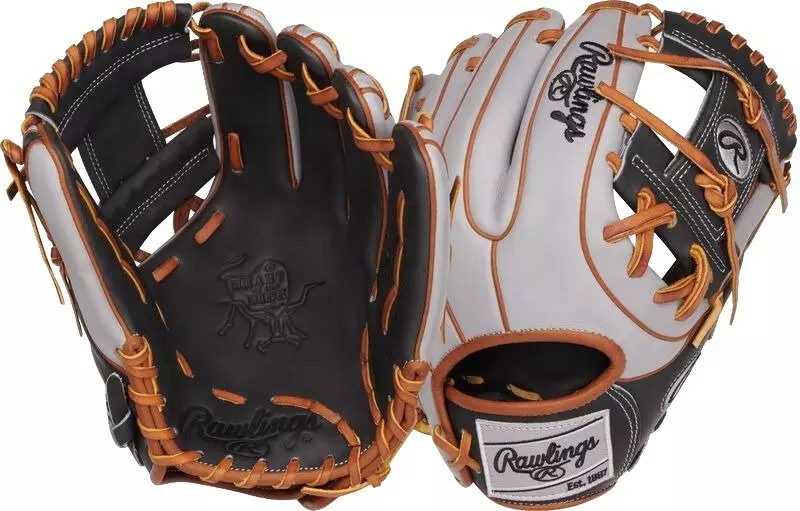 Rawlings Heart of the Hide 11.5" ContoUR Fit Infield Baseball Glove RHT - BLACK