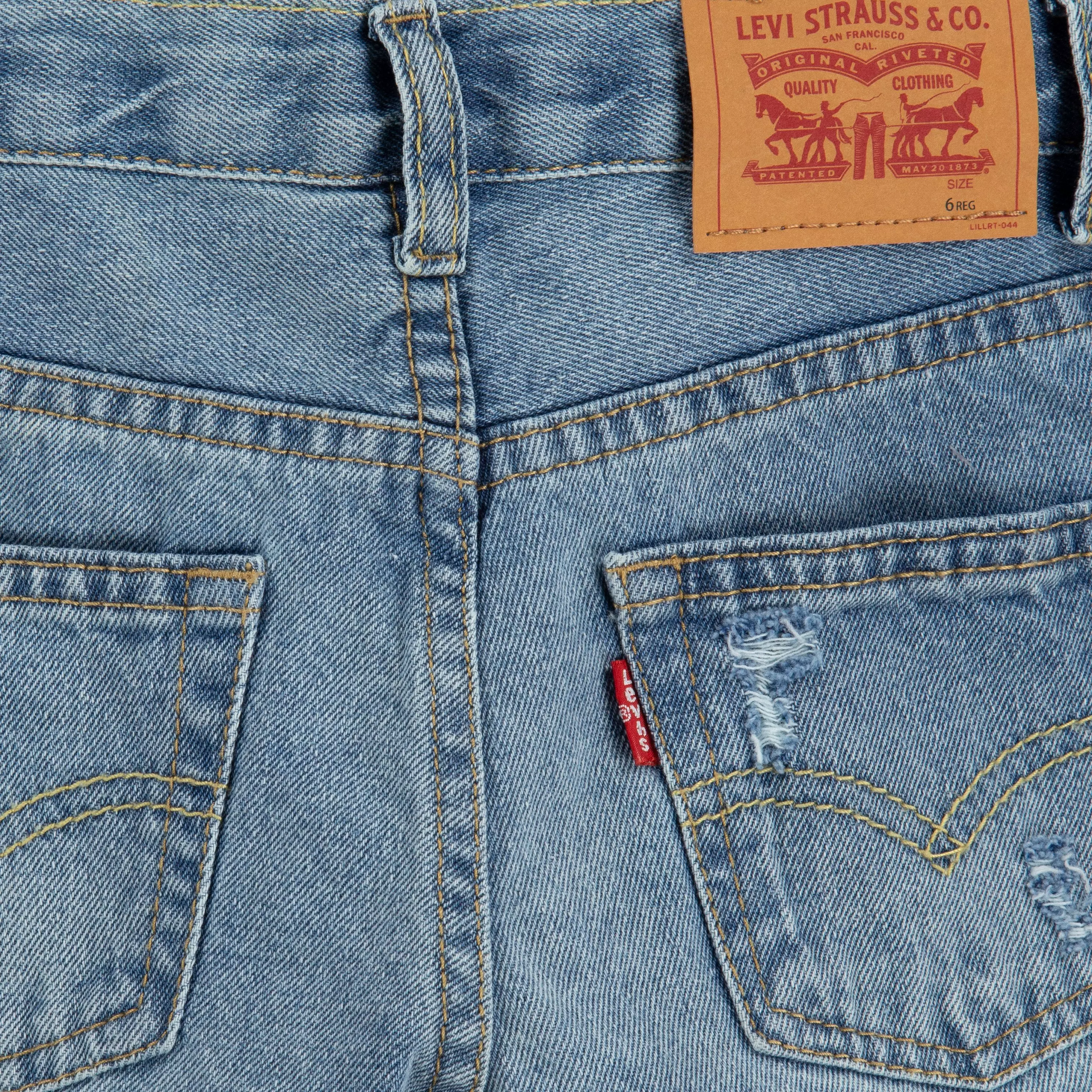 Levi's Little Boys' 511 Slim Fit Light Denim Shorts - AS SHOWN