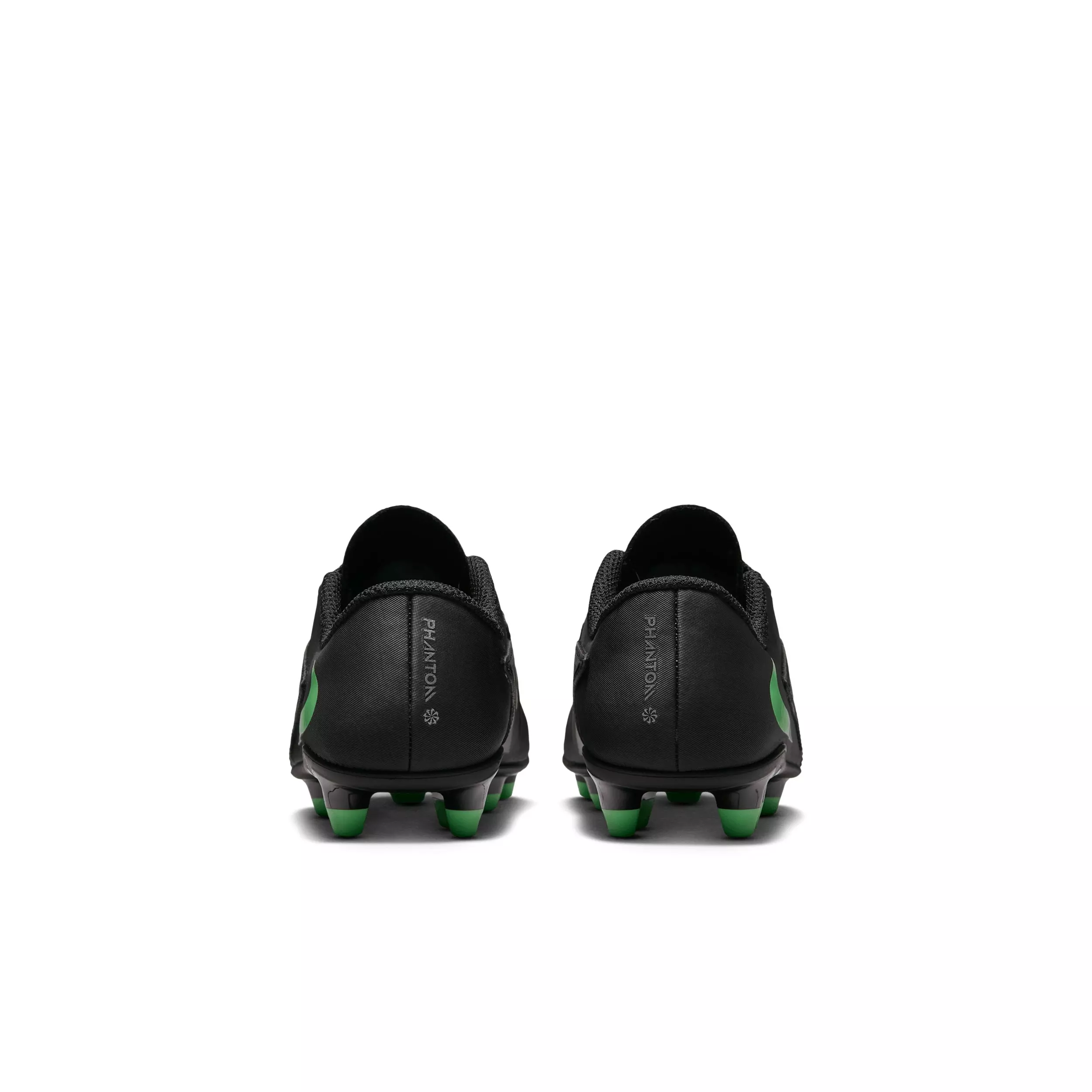 Nike Phantom 6 Low Club MG "Black/Black/Illusion Green" Preschool Kids' Soccer Cleat - BLACK/BLACK/GREEN